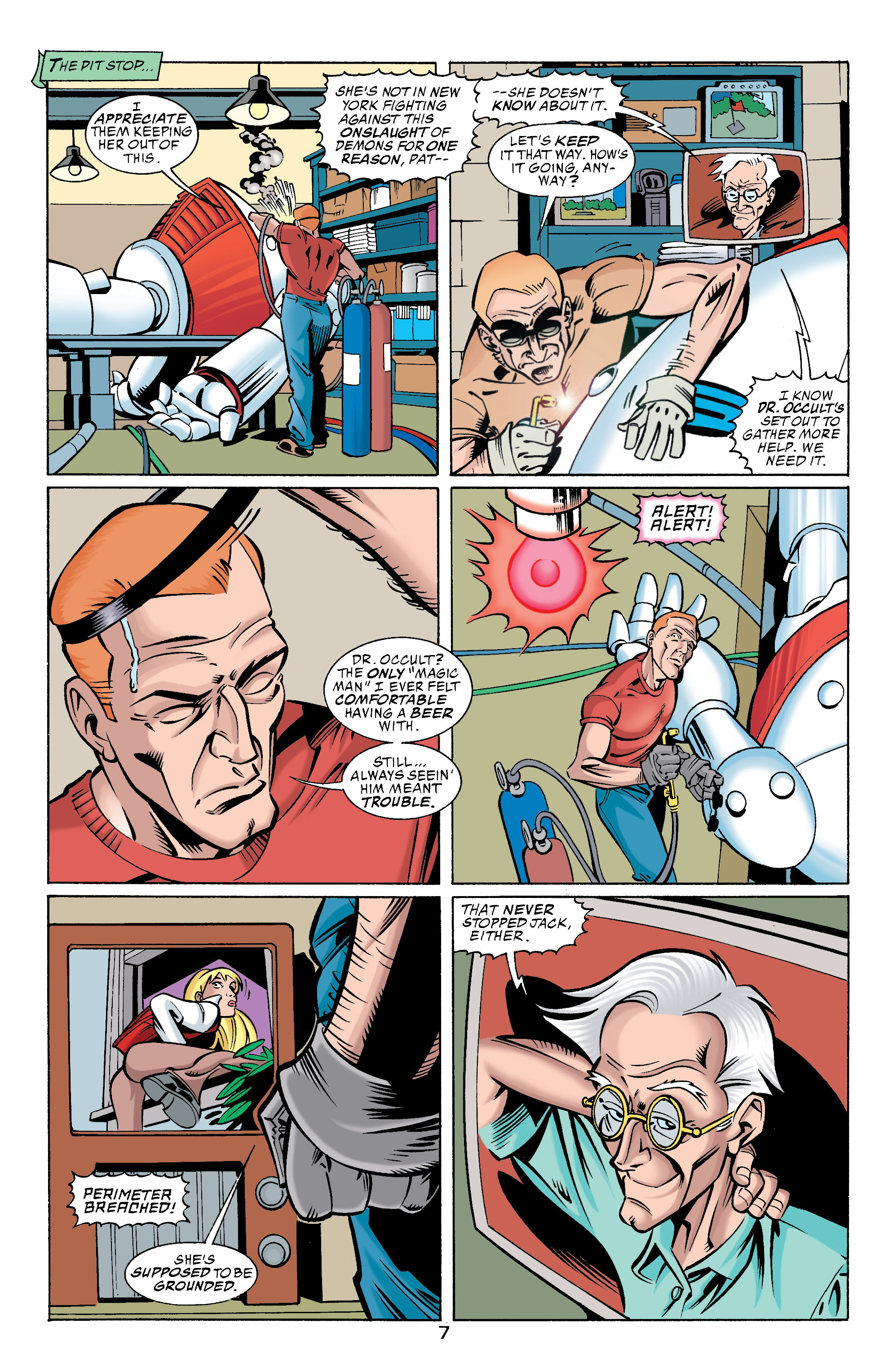 Read online Stars and S.T.R.I.P.E. comic -  Issue #4 - 8