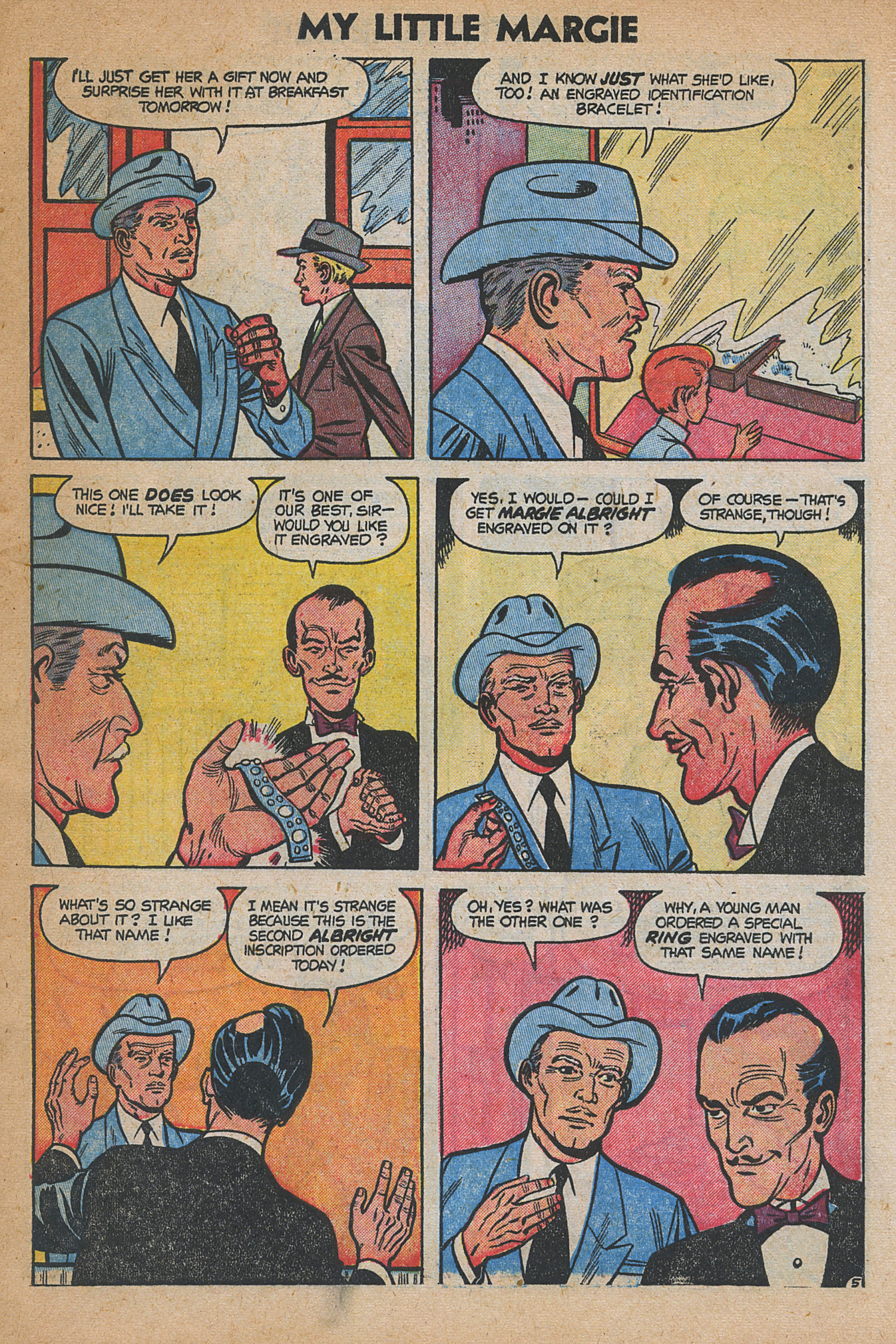 Read online My Little Margie (1954) comic -  Issue #1 - 7