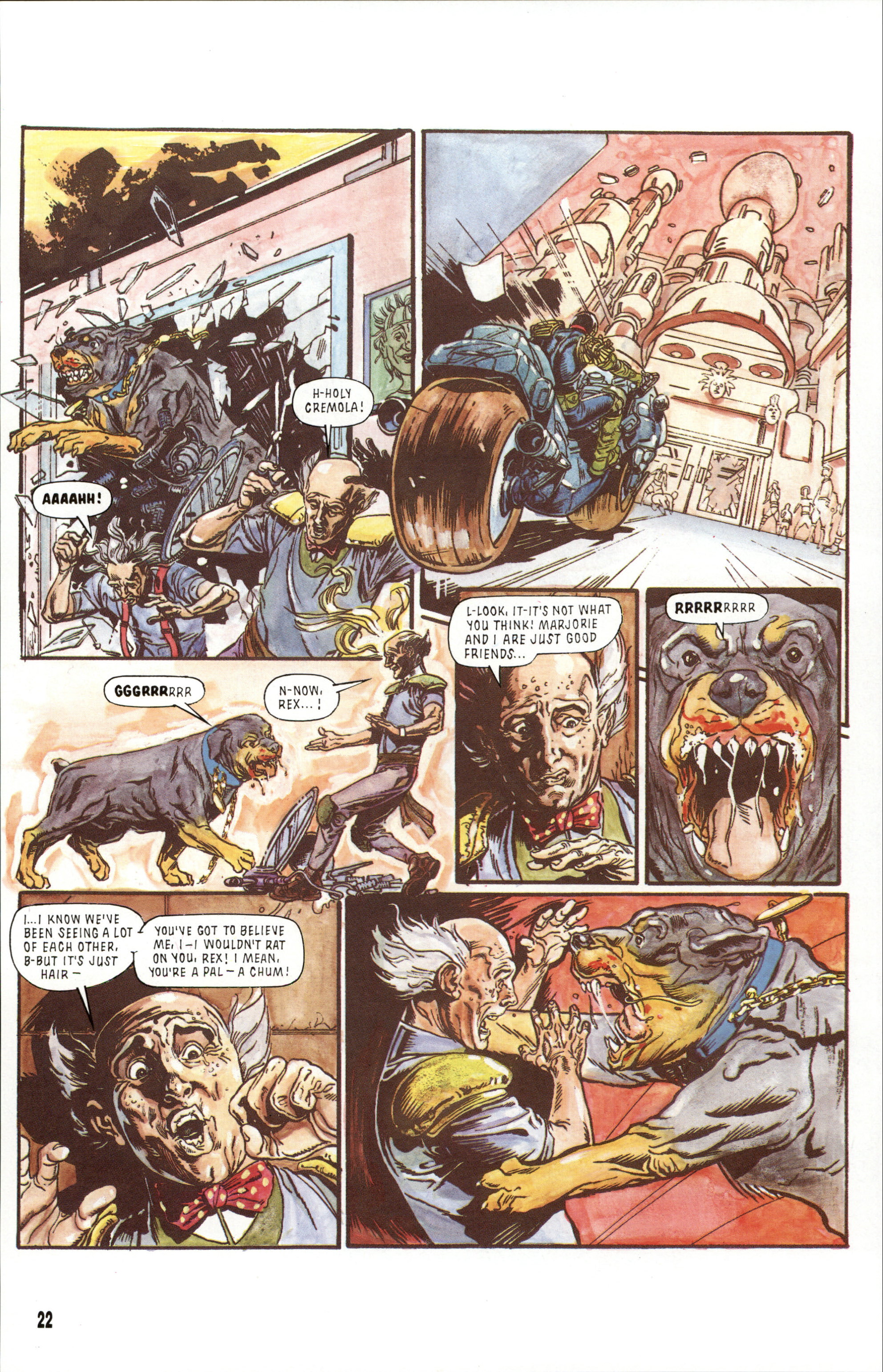 Read online Dredd Rules! comic -  Issue #9 - 24