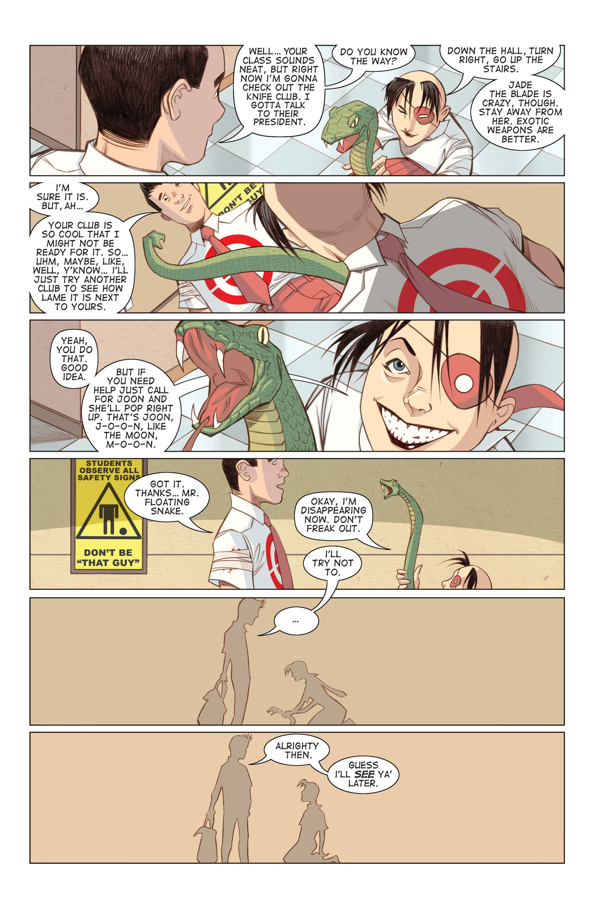 Read online Five Weapons comic -  Issue #1 - 17