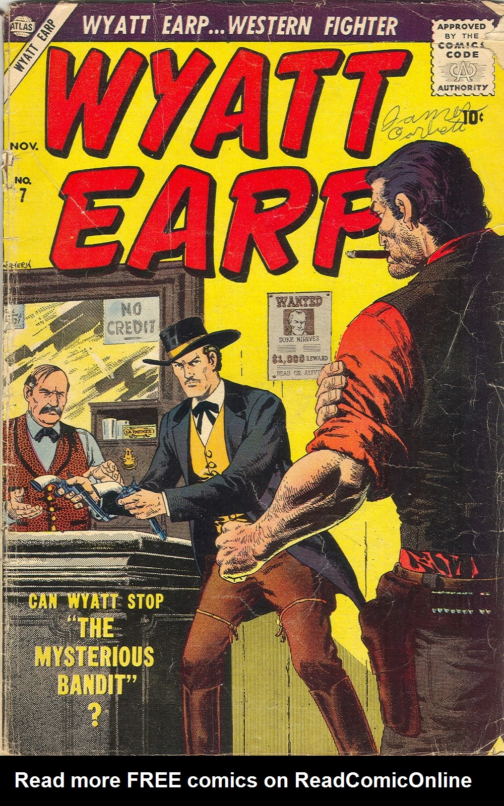 Read online Wyatt Earp comic -  Issue #7 - 1