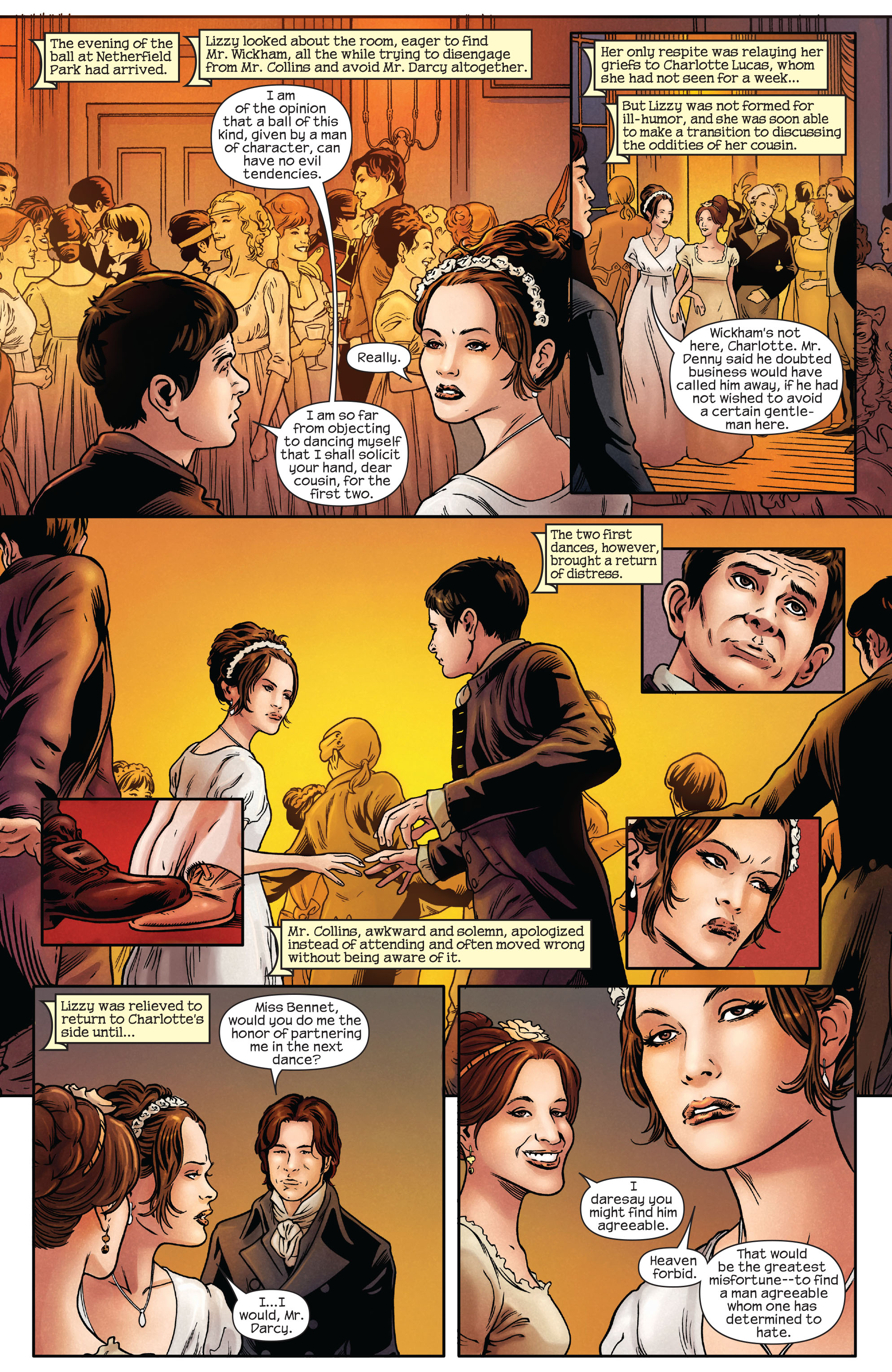 Read online Pride & Prejudice (2009) comic -  Issue #2 - 10