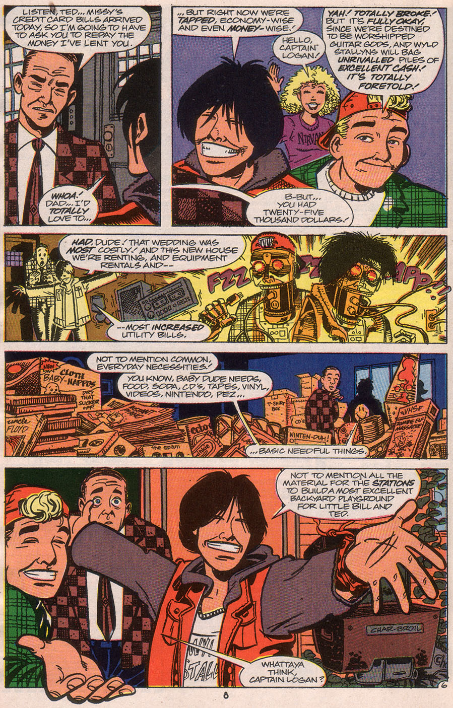 Read online Bill & Ted's Excellent Comic Book comic -  Issue #3 - 10