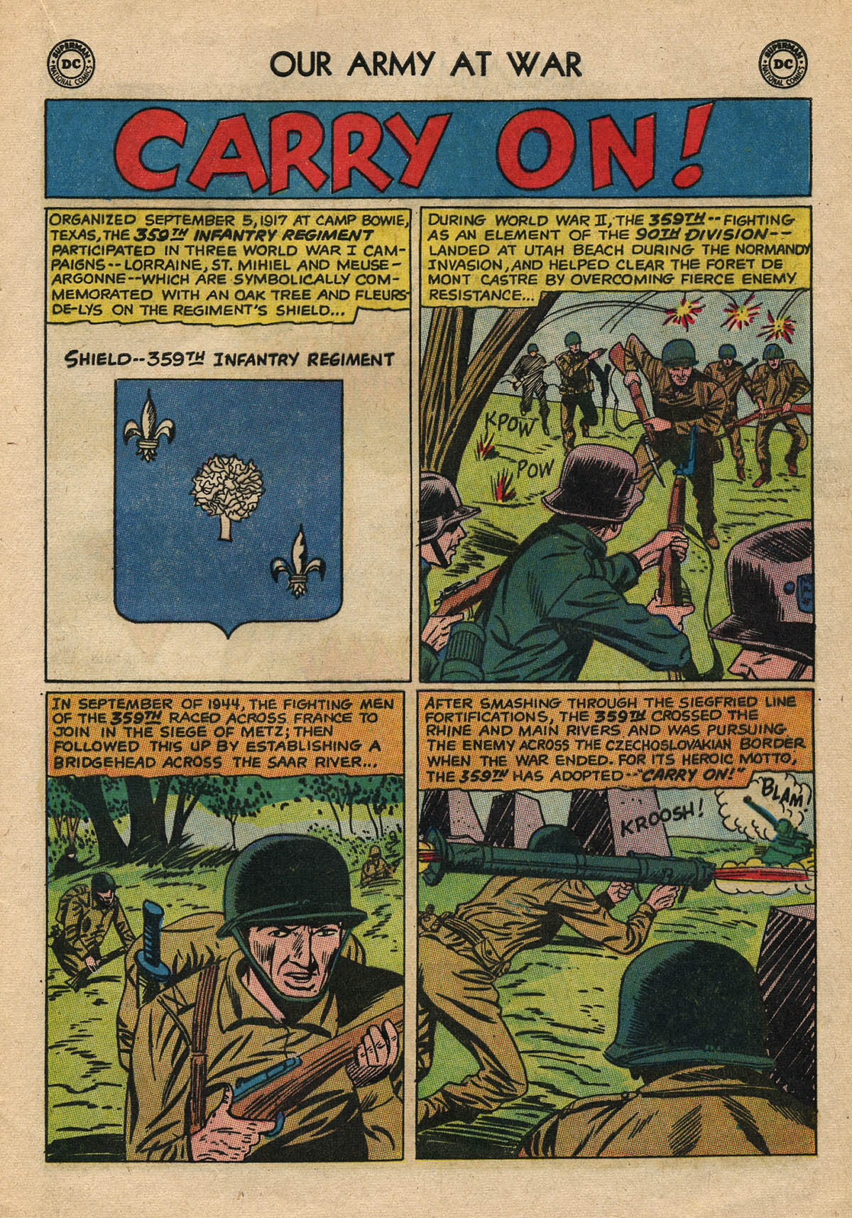 Read online Our Army at War (1952) comic -  Issue #126 - 21