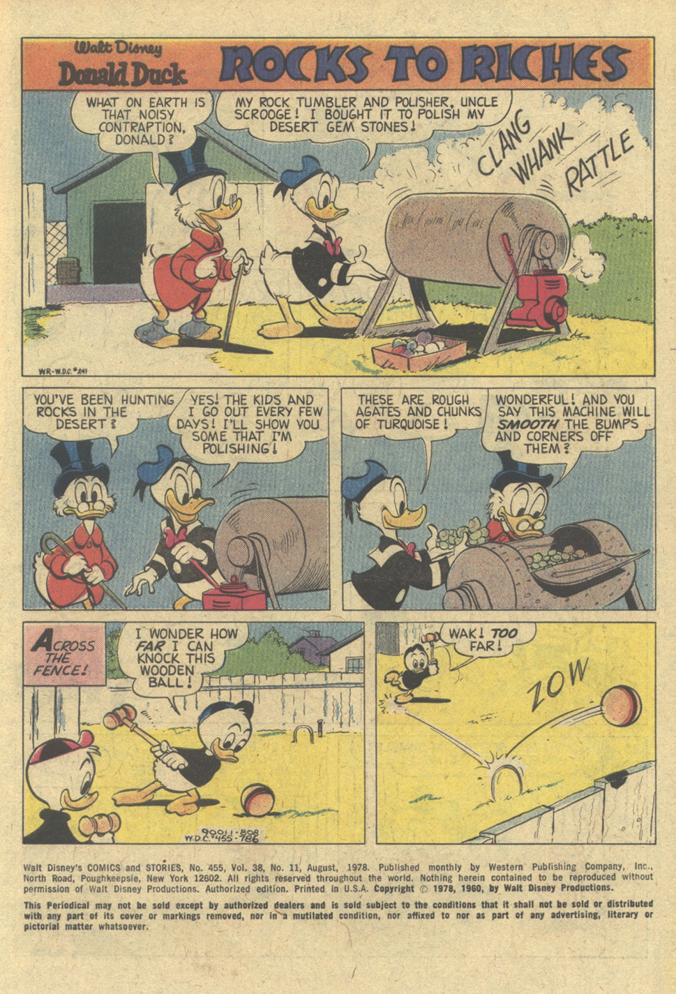 Read online Walt Disney's Comics and Stories comic -  Issue #455 - 2
