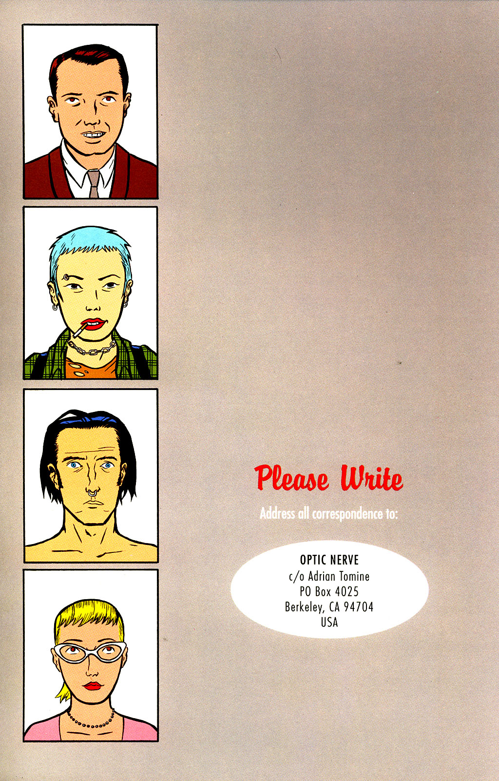 Read online Optic Nerve comic -  Issue #1 - 27