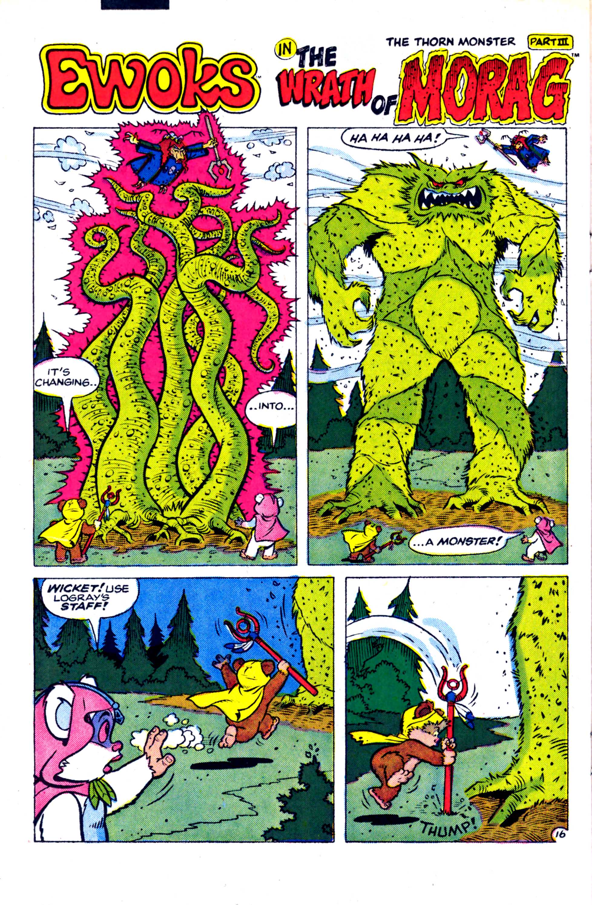 Read online Ewoks (1987) comic -  Issue #12 - 17