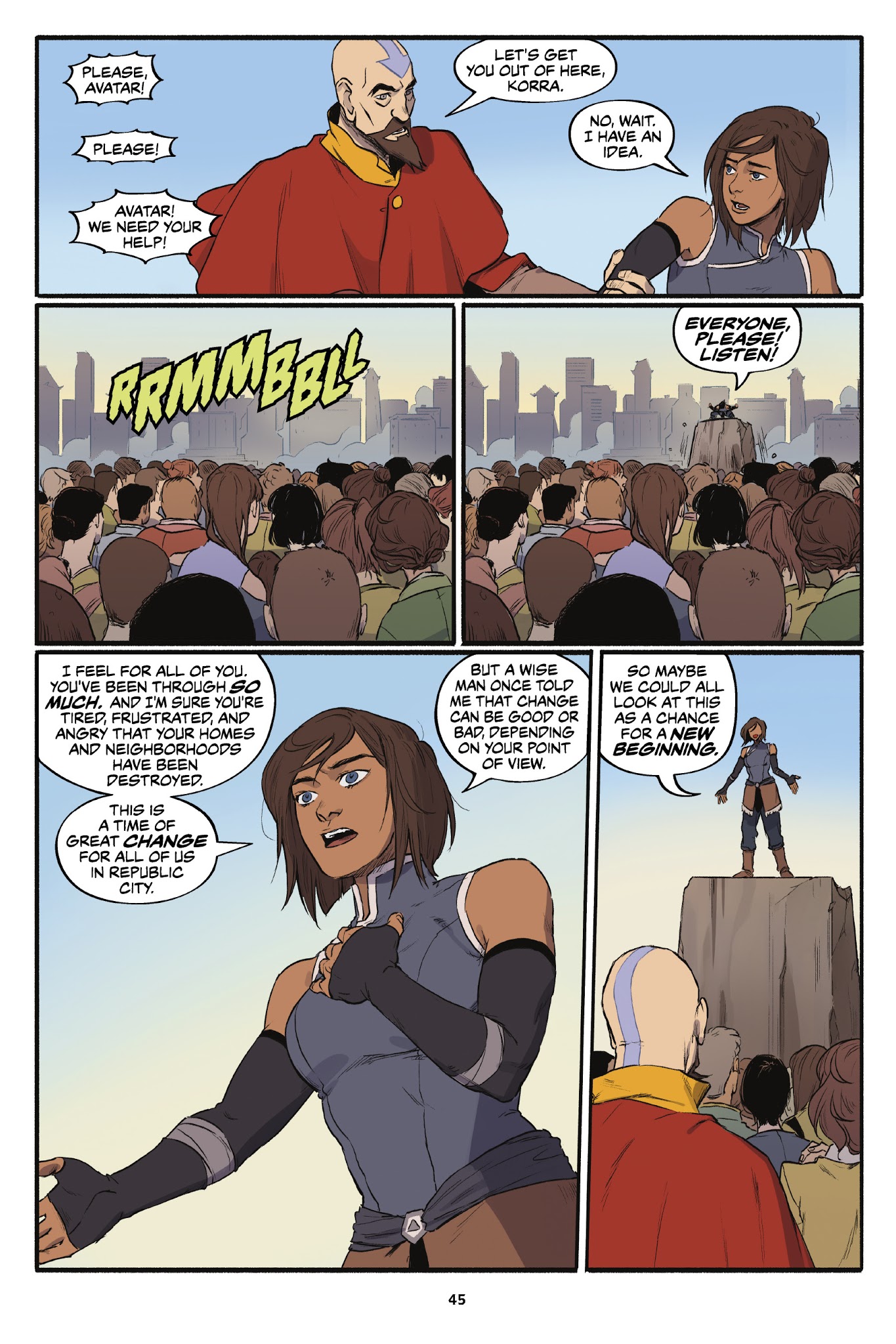 Read online Nickelodeon The Legend of Korra – Turf Wars comic -  Issue #1 - 46