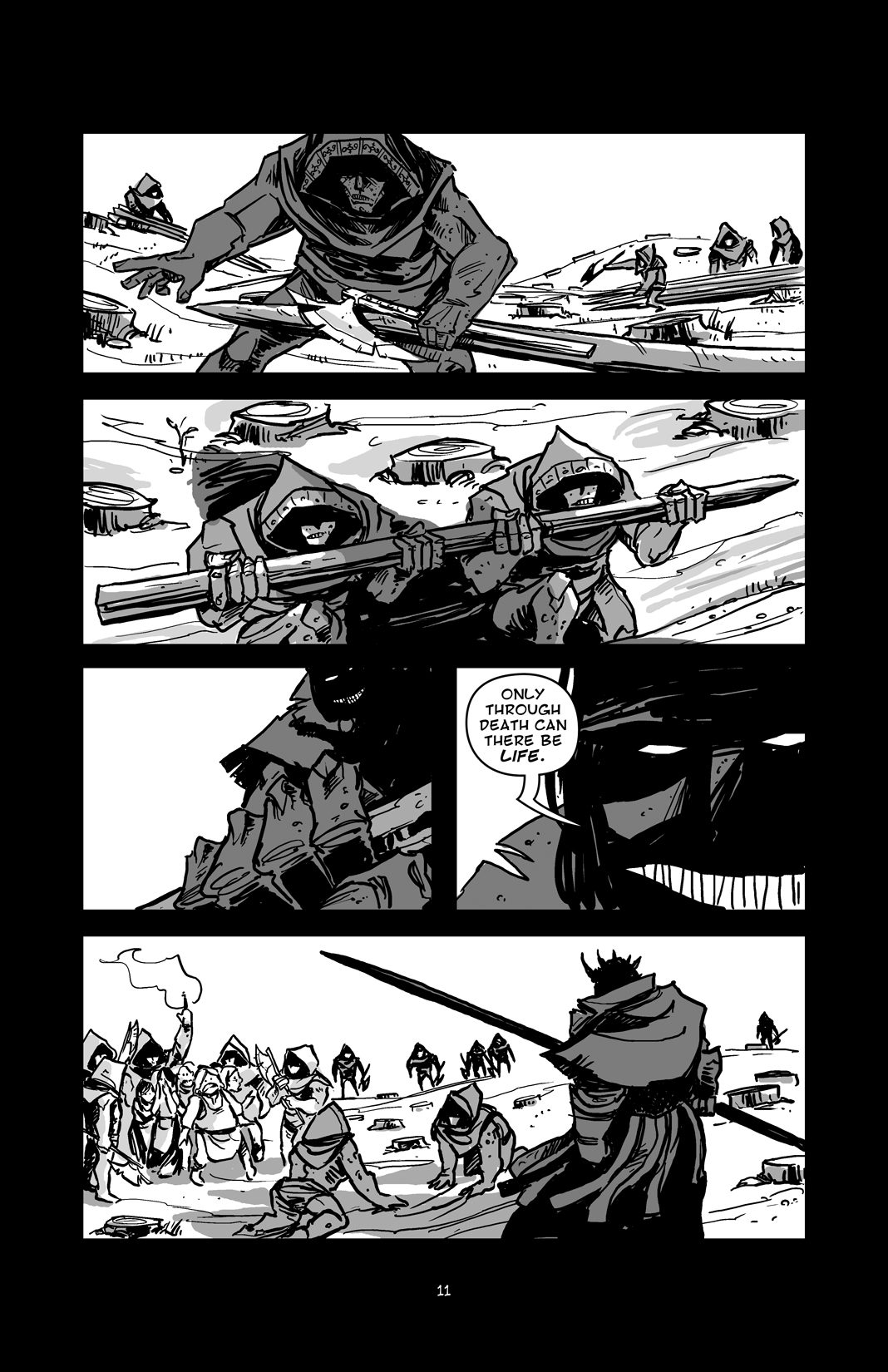 Read online Pinocchio: Vampire Slayer - Of Wood and Blood comic -  Issue #1 - 12