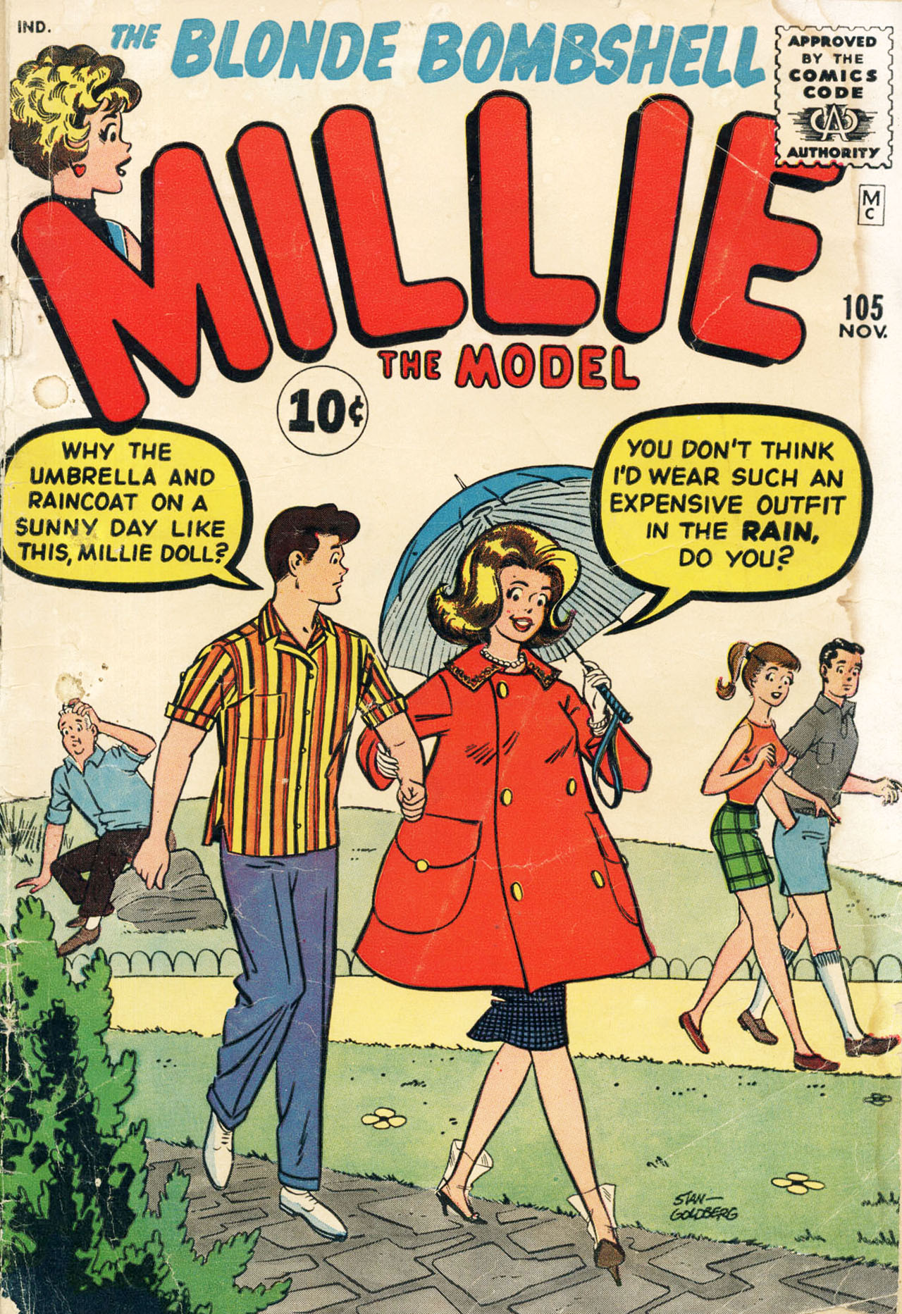 Read online Millie the Model comic -  Issue #105 - 1