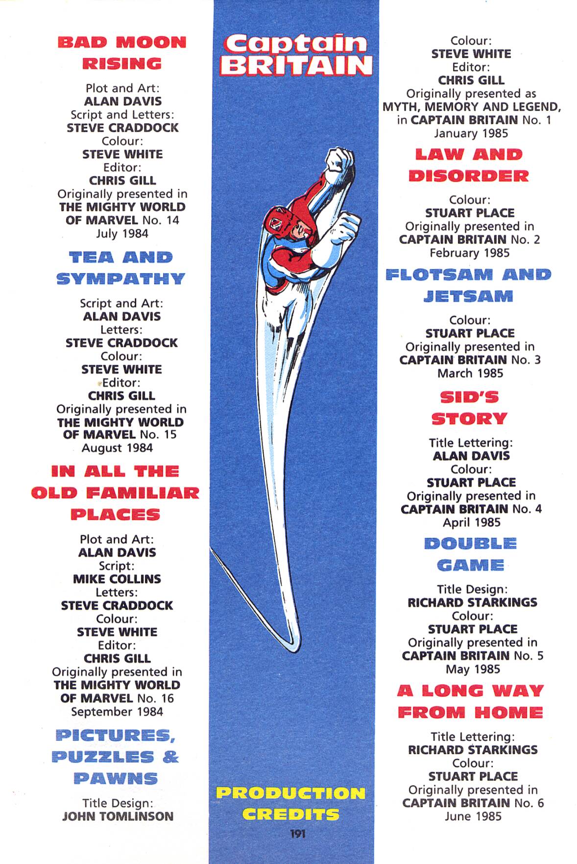 Read online Captain Britain (1988) comic -  Issue # TPB - 191