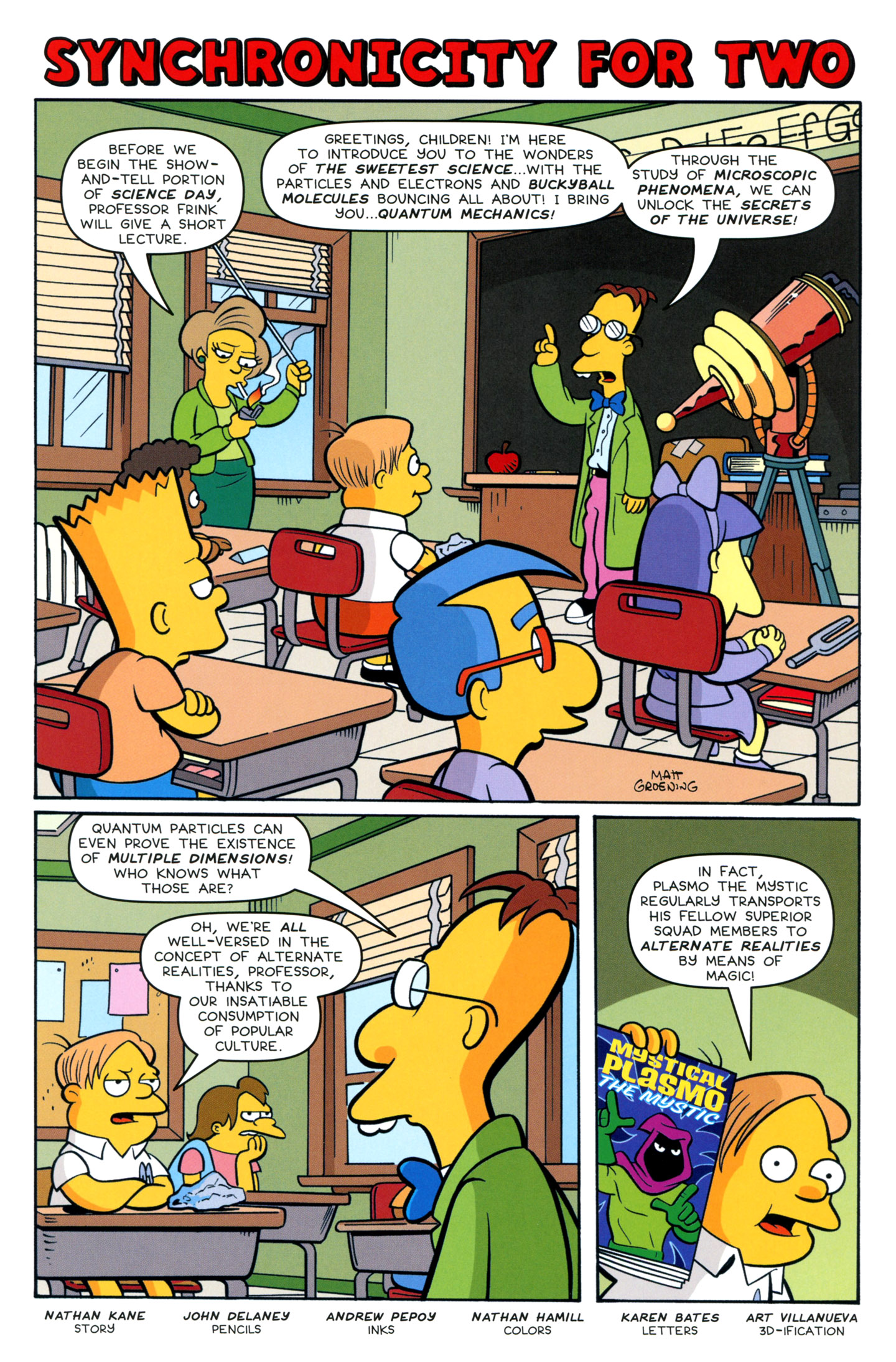 Read online Simpsons One-Shot Wonders: Professor Frink comic -  Issue # Full - 21