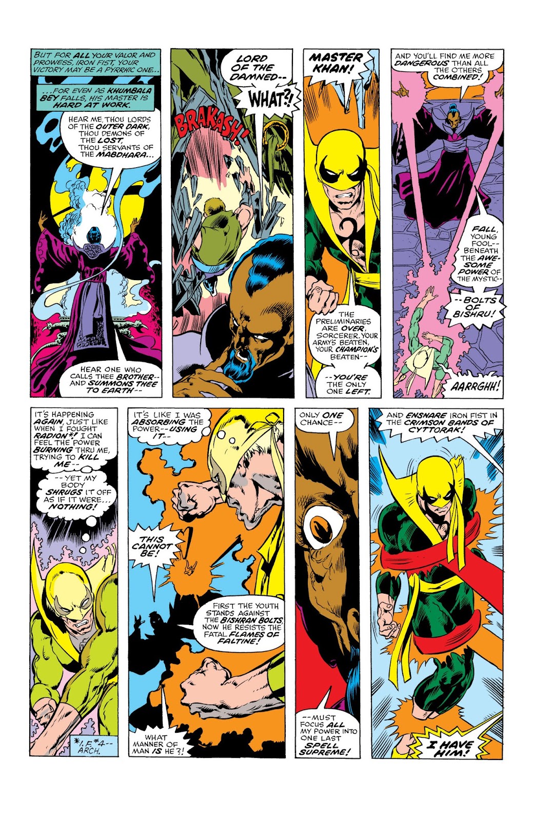 Marvel Masterworks: Iron Fist issue TPB 2 (Part 1) - Page 90