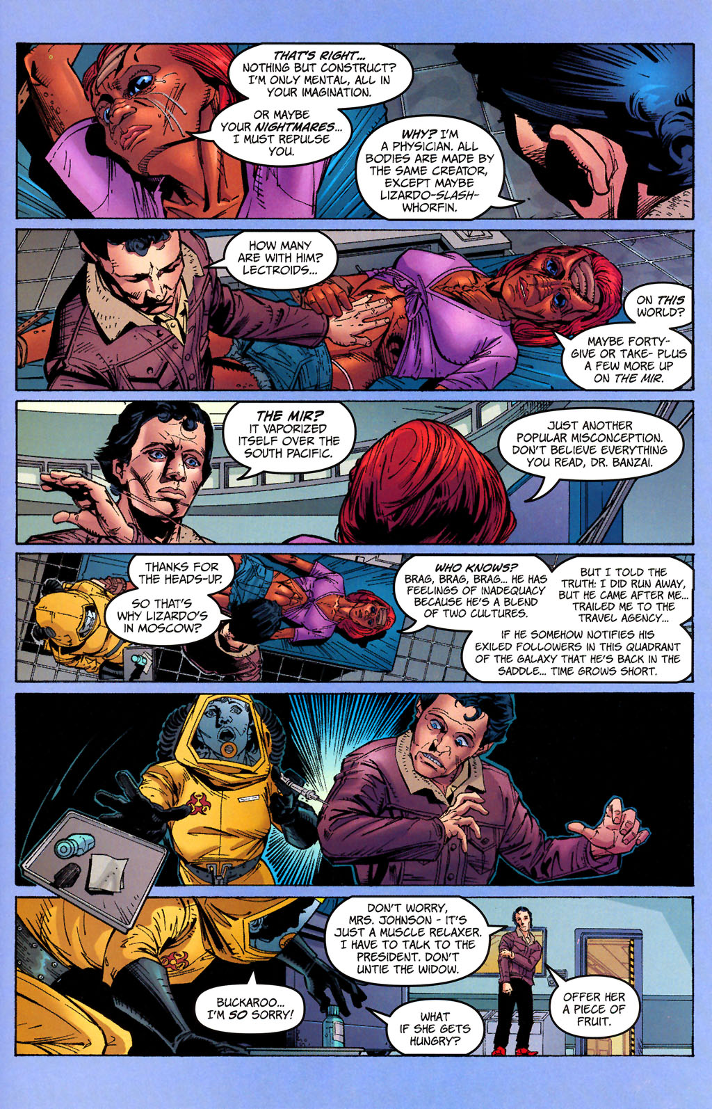 Read online Buckaroo Banzai: Return of the Screw (2006) comic -  Issue #2 - 19