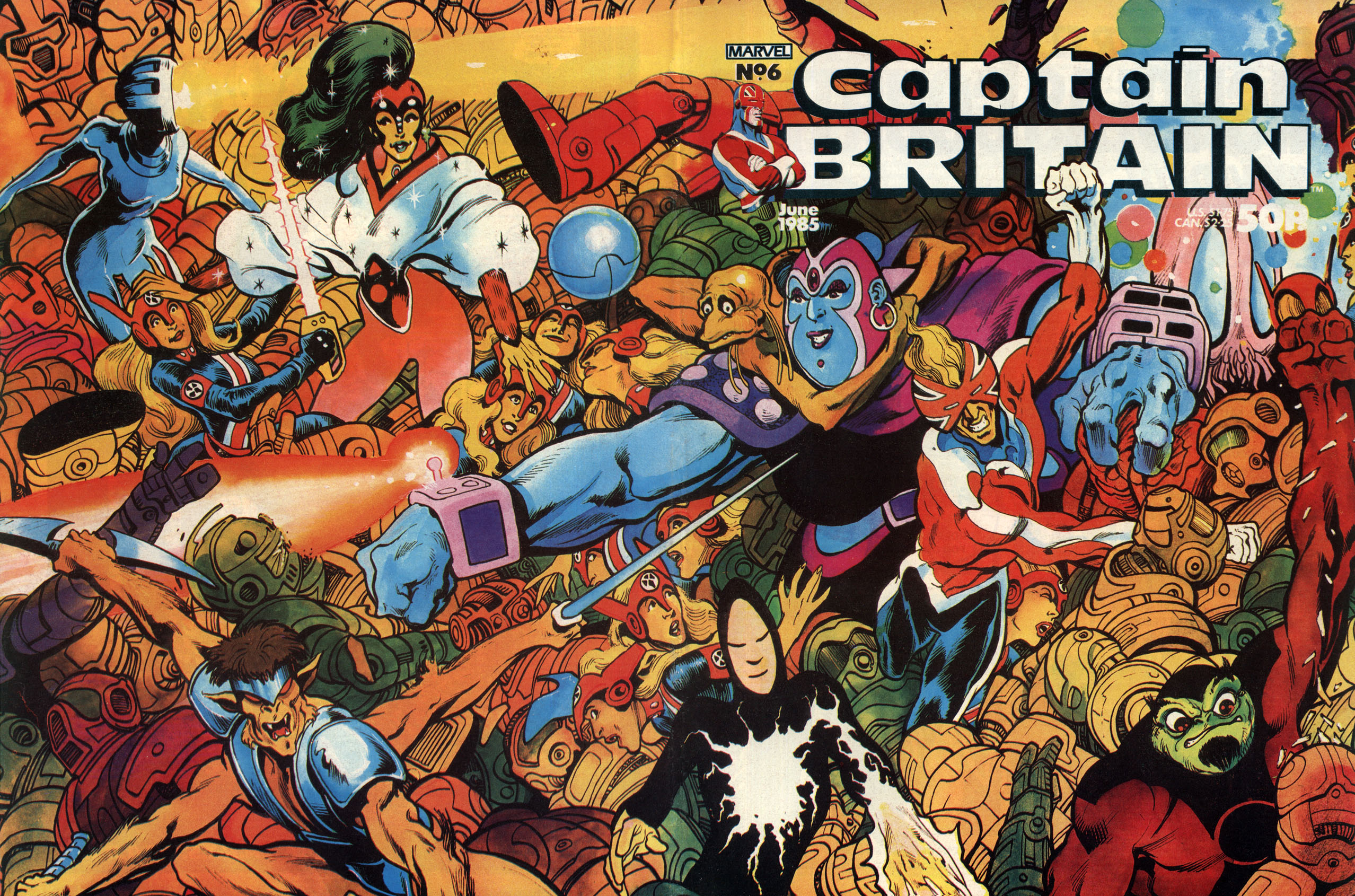 Read online Captain Britain (1985) comic -  Issue #6 - 1