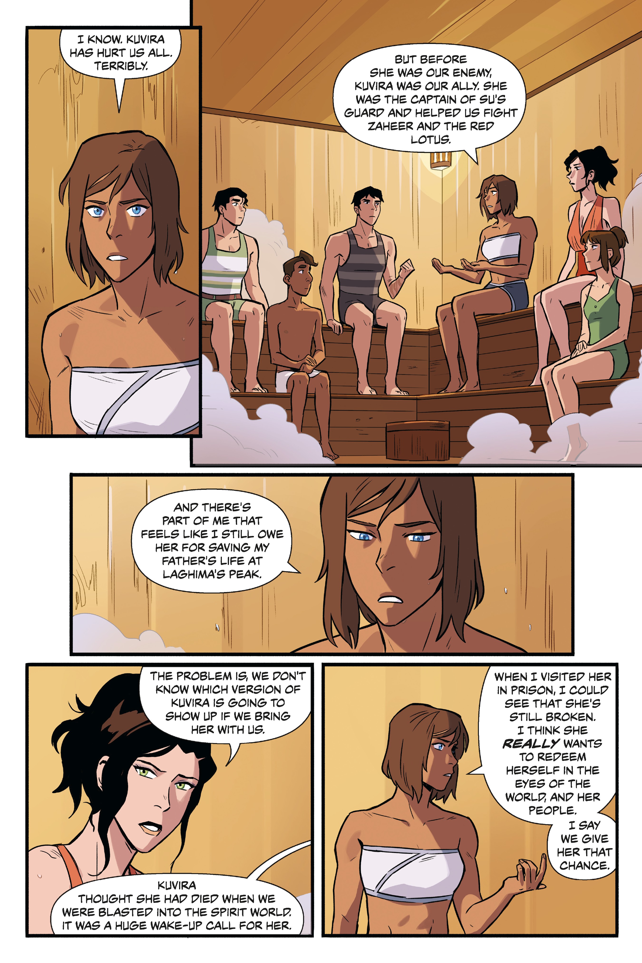 Read online Nickelodeon The Legend of Korra: Ruins of the Empire comic -  Issue # TPB 1 - 44