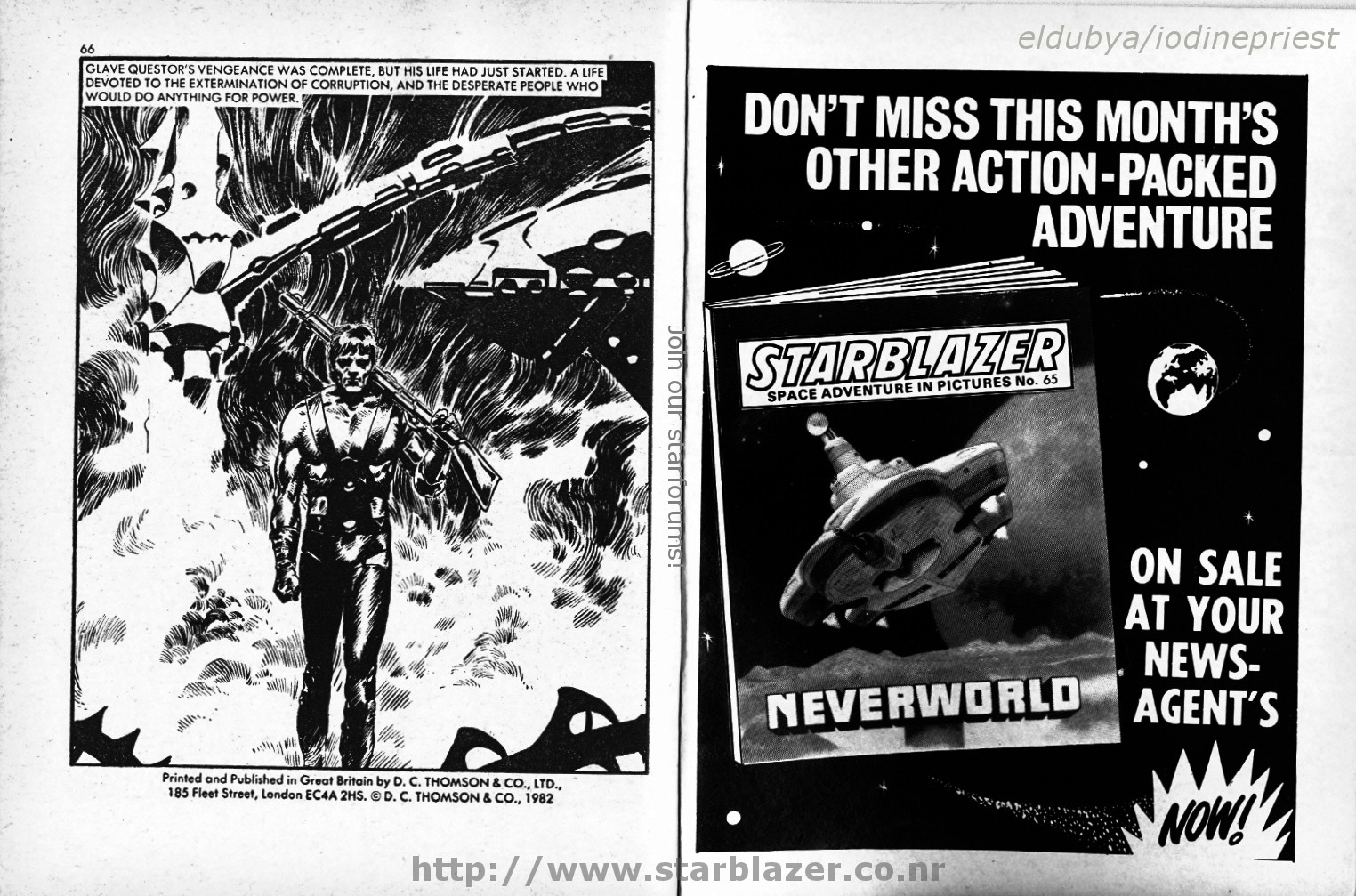 Read online Starblazer comic -  Issue #64 - 35