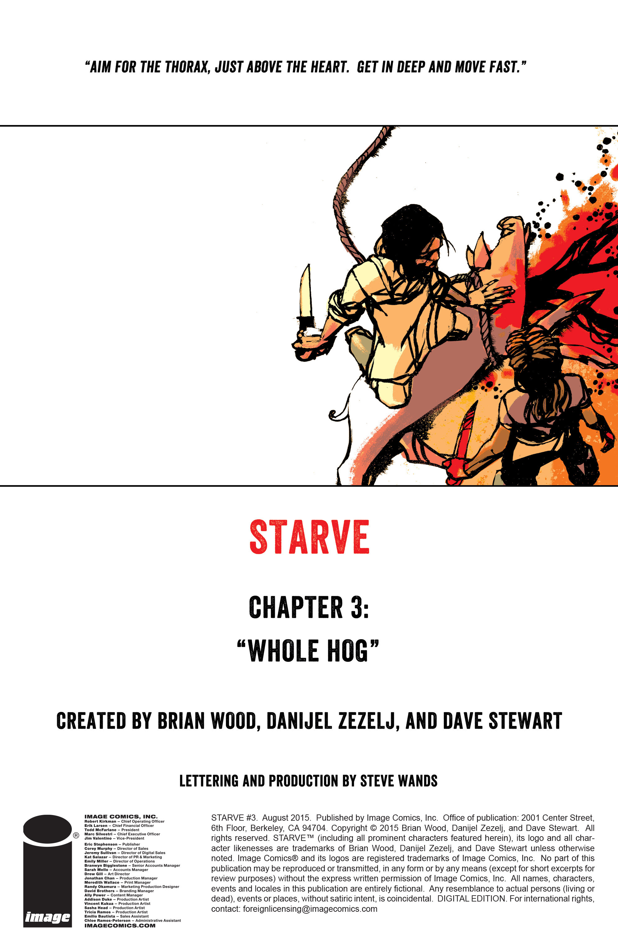 Read online Starve comic -  Issue #3 - 2