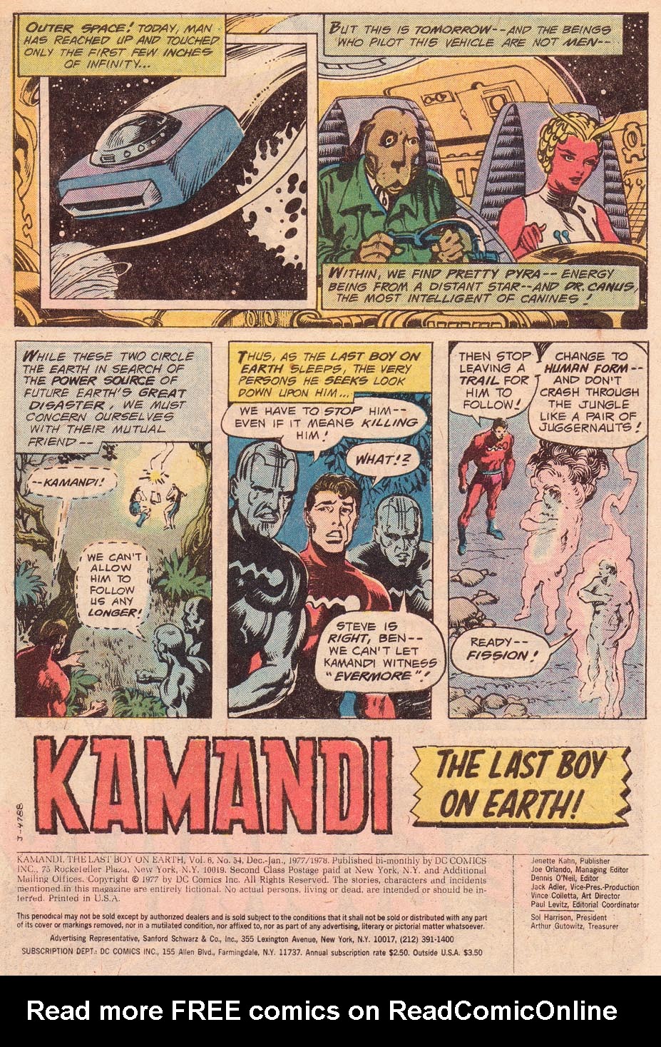 Read online Kamandi, The Last Boy On Earth comic -  Issue #54 - 3