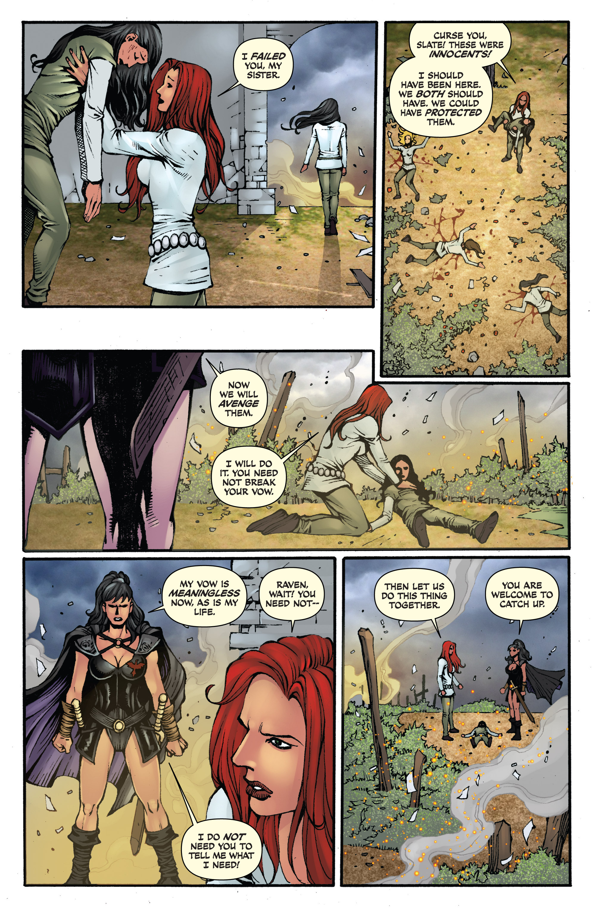 Read online Red Sonja: Sanctuary comic -  Issue # Full - 20
