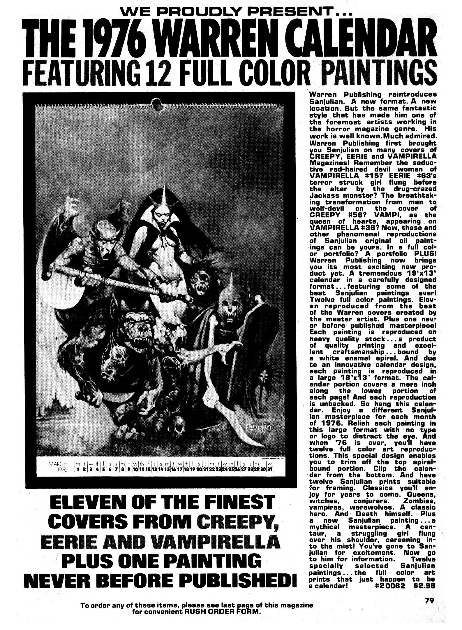 Read online Vampirella (1969) comic -  Issue #49 - 79