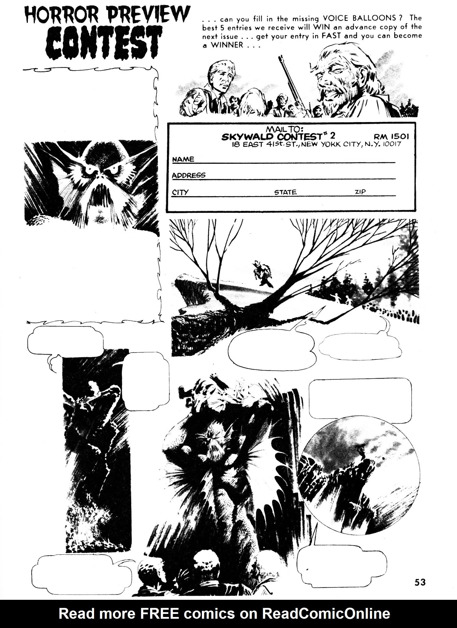 Read online Scream (1973) comic -  Issue #3 - 53