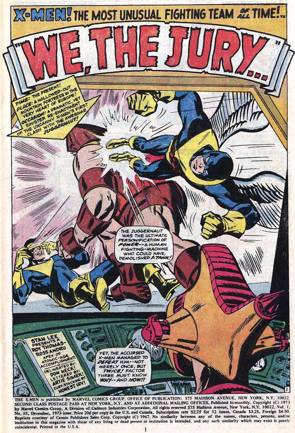 Read online Uncanny X-Men (1963) comic -  Issue #85 - 3