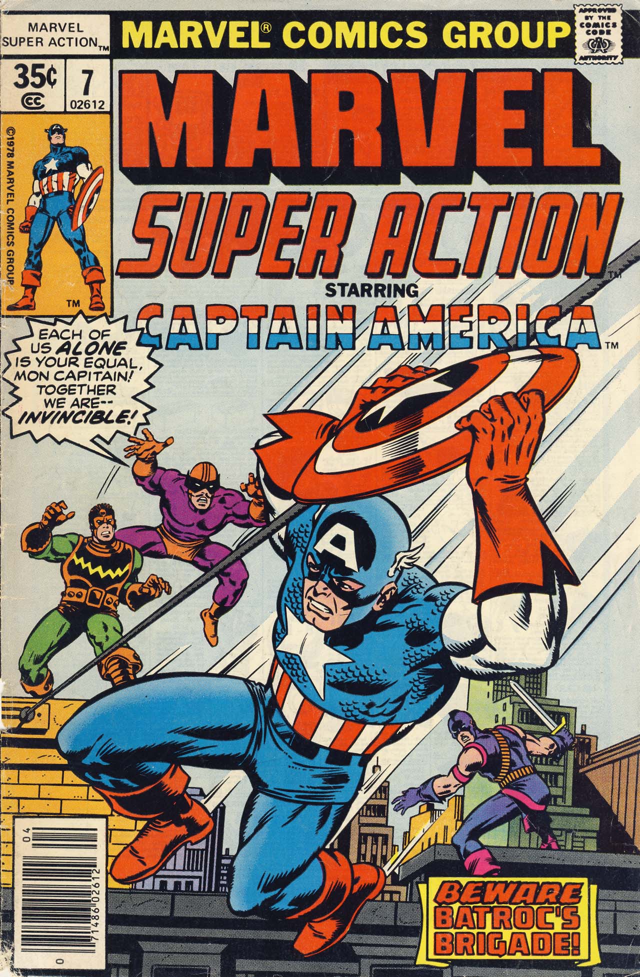 Read online Marvel Super Action (1977) comic -  Issue #7 - 1