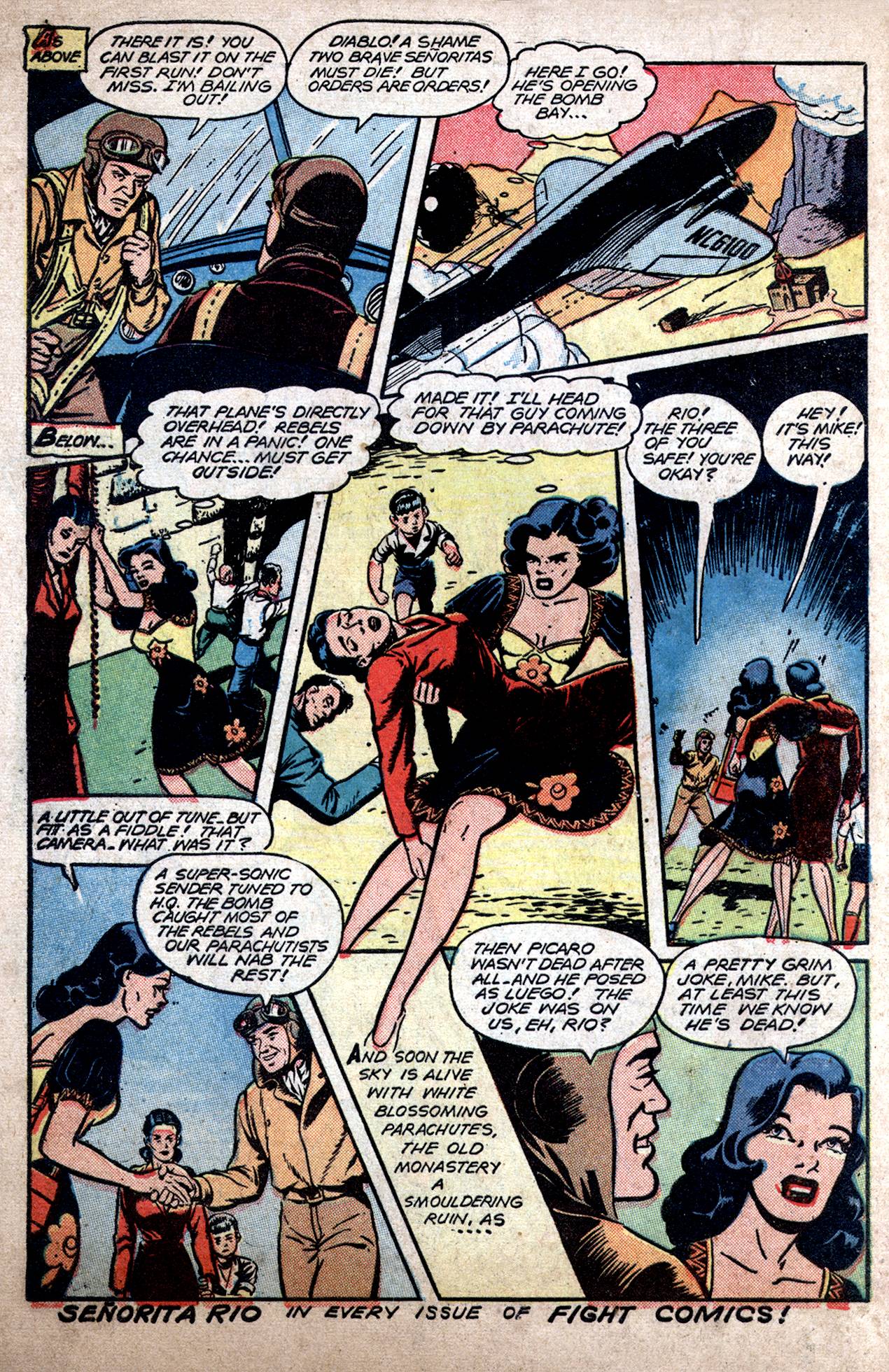 Read online Fight Comics comic -  Issue #51 - 50