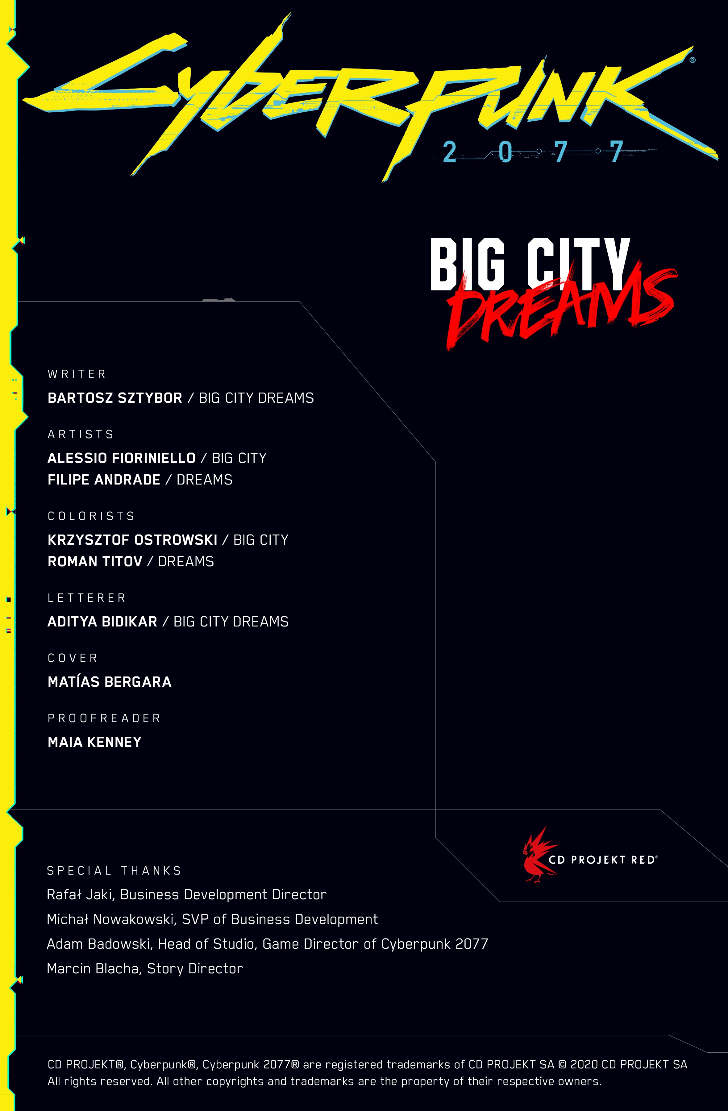 Read online Cyberpunk 2077: Big City Dreams (2020) comic -  Issue # Full - 2