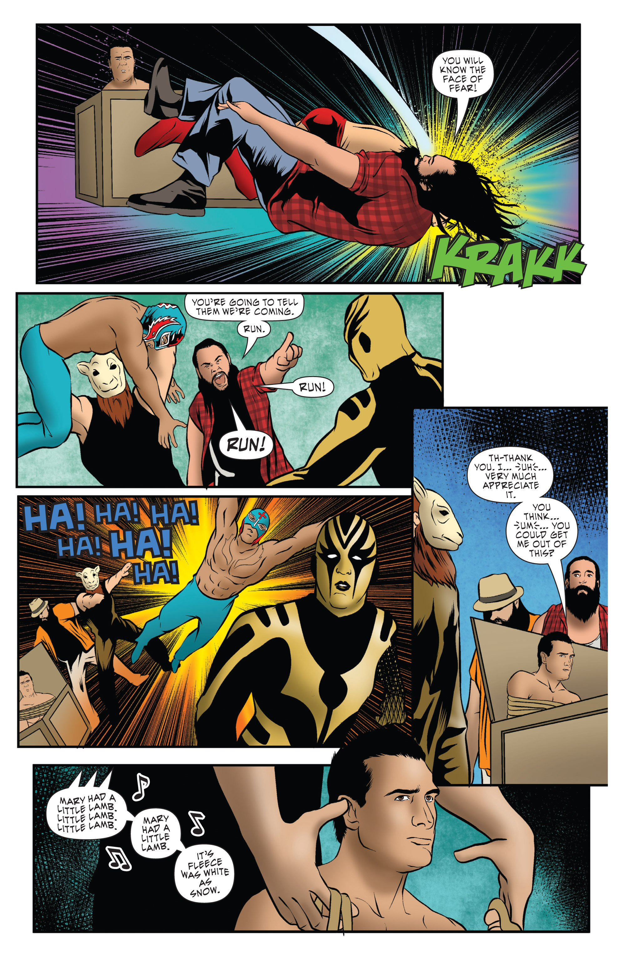 Read online WWE Superstars comic -  Issue #6 - 19
