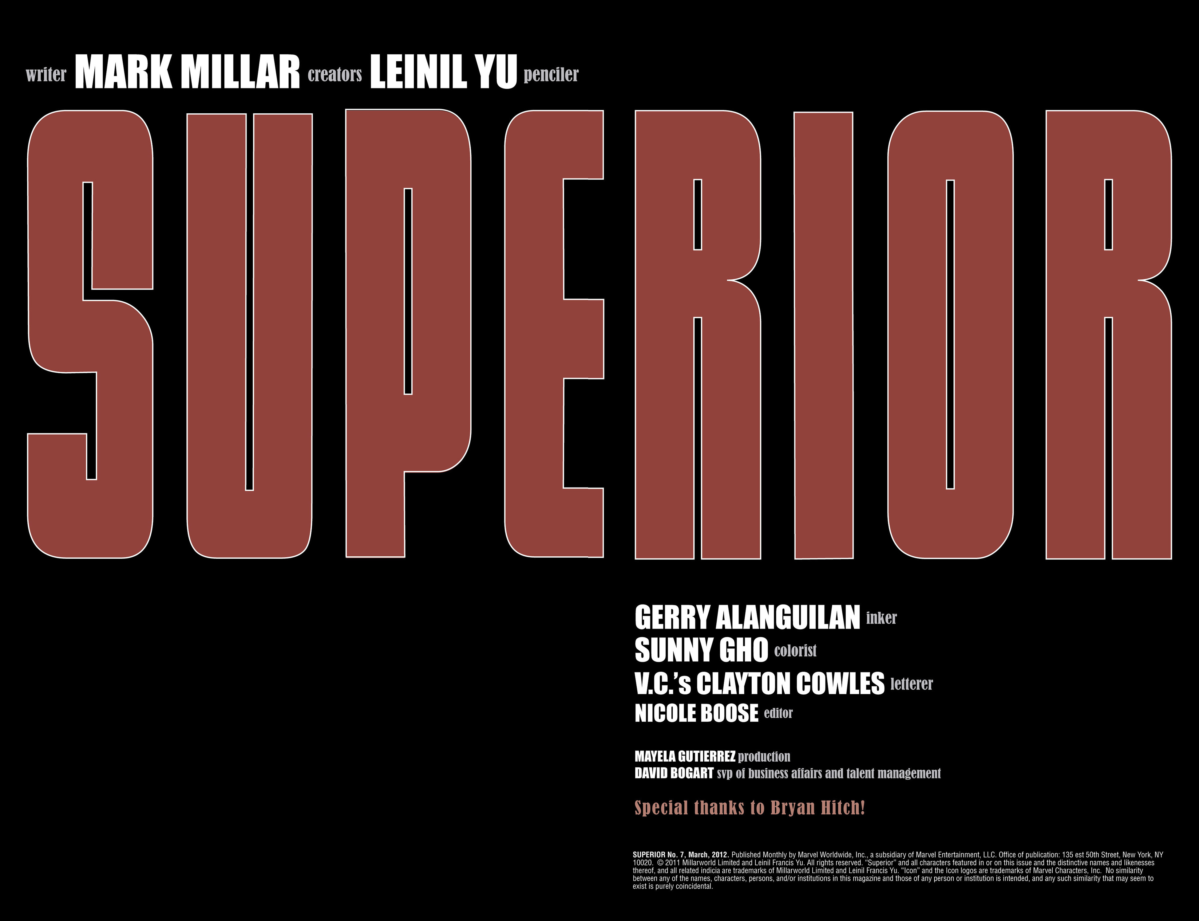 Read online Superior comic -  Issue #7 - 2