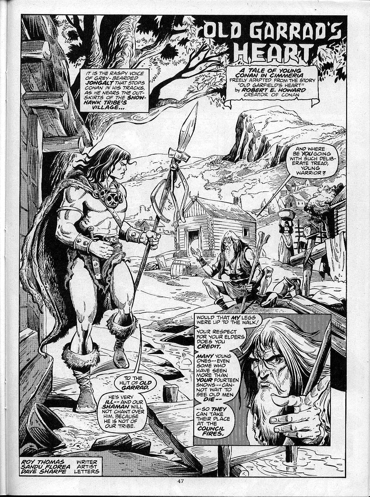 Read online The Savage Sword Of Conan comic -  Issue #203 - 49