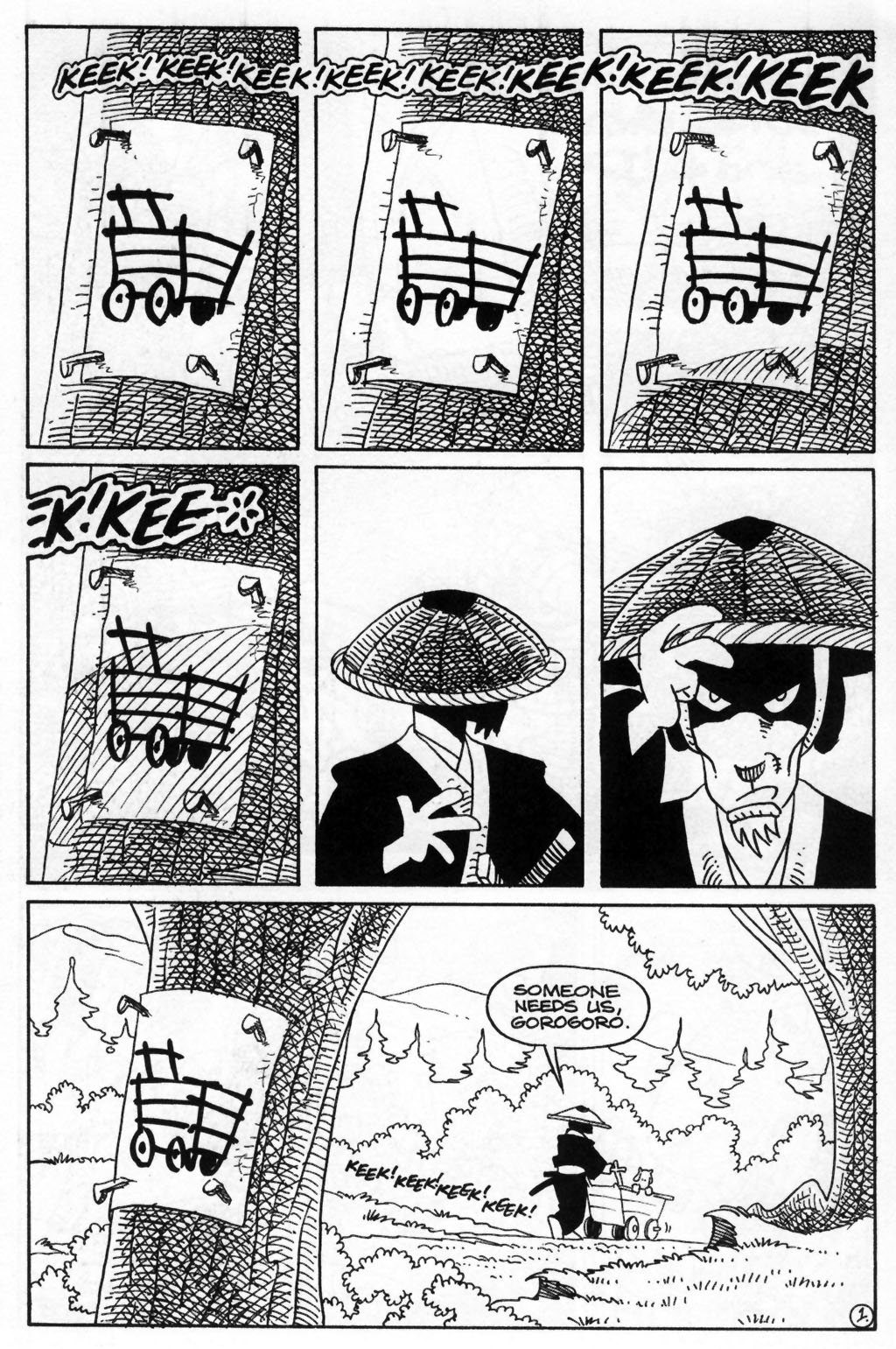 Usagi Yojimbo (1996) Issue #54 #54 - English 3