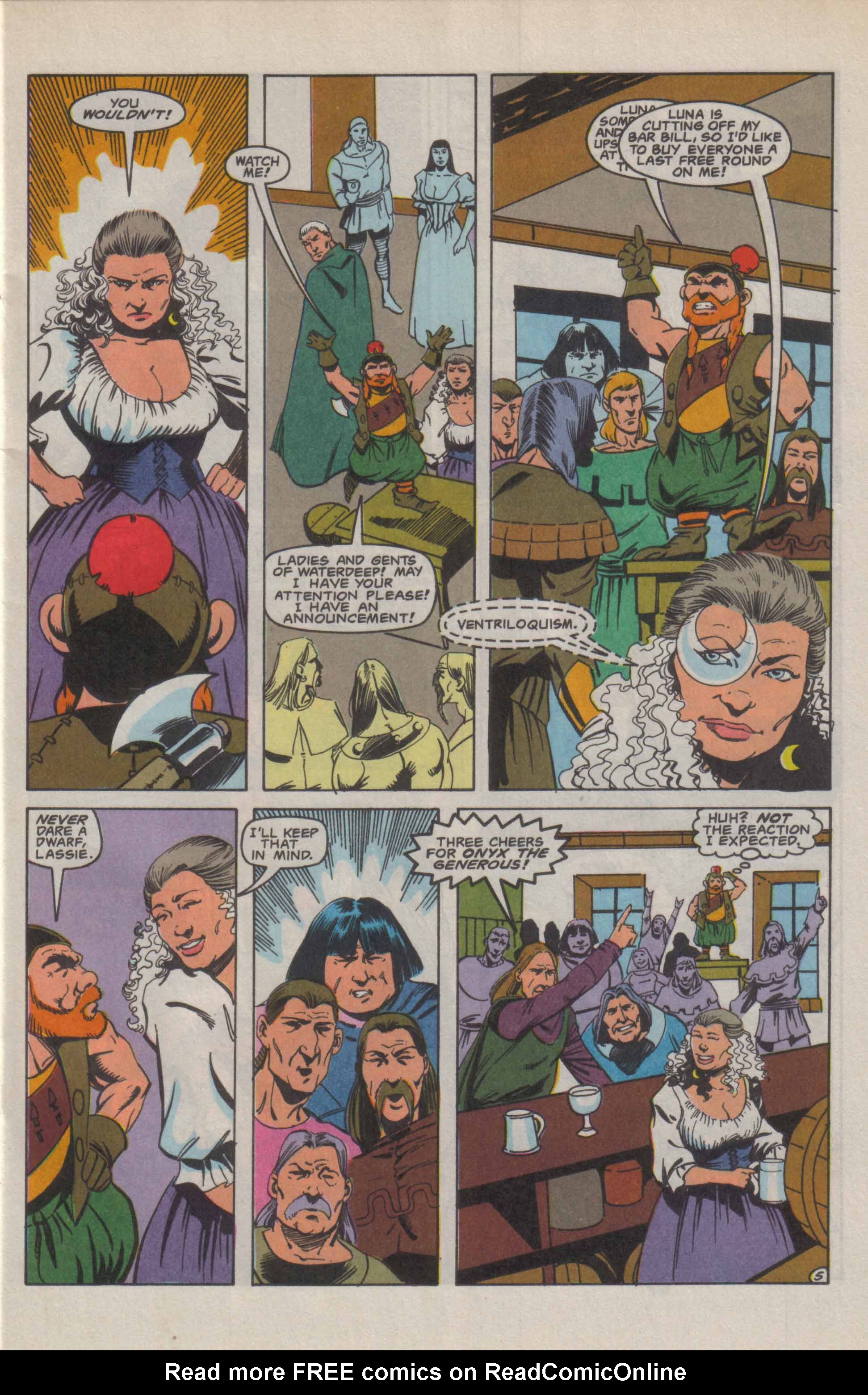 Read online Advanced Dungeons & Dragons comic -  Issue #9 - 6