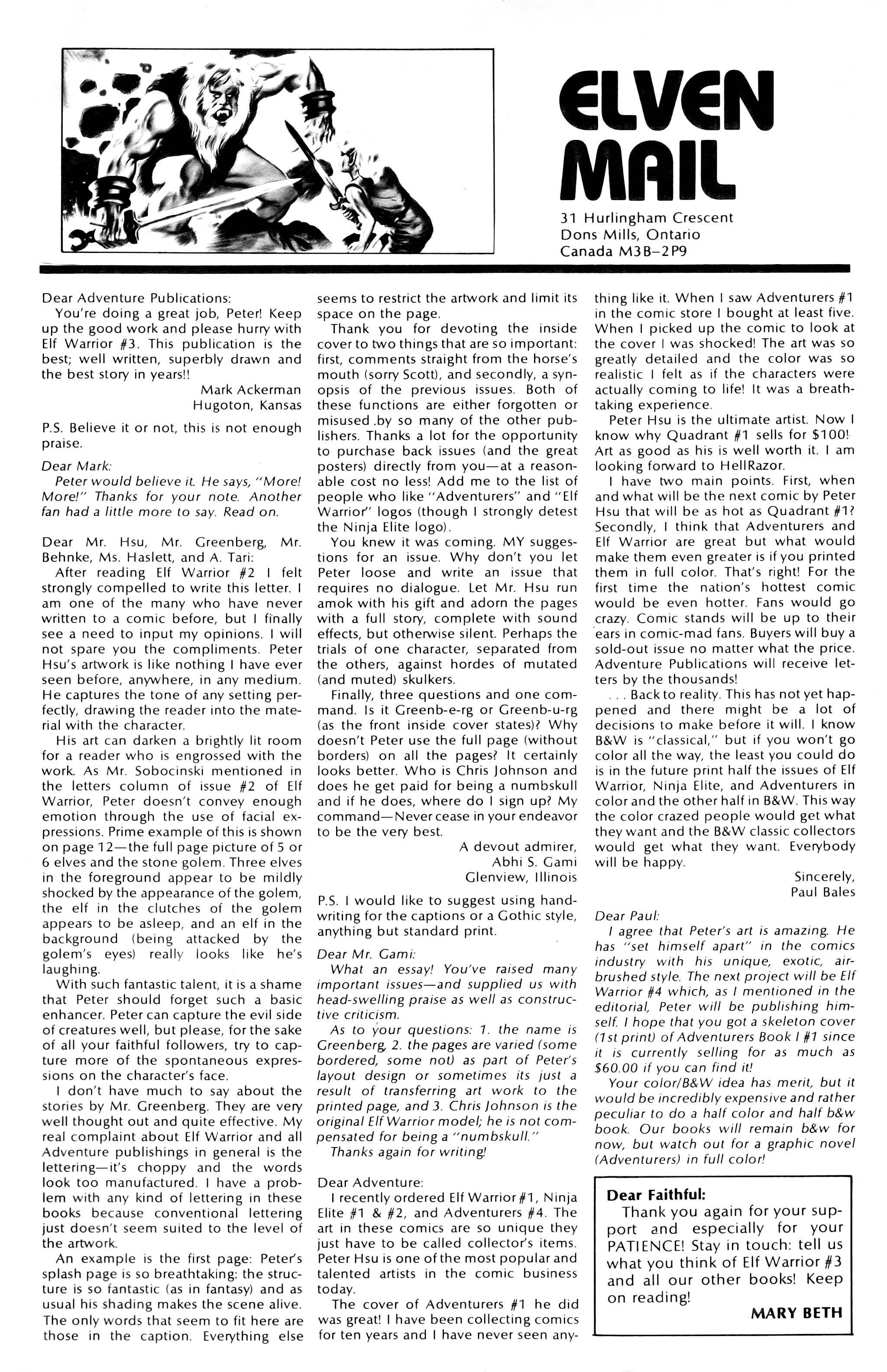 Read online Elf Warrior comic -  Issue #3 - 23