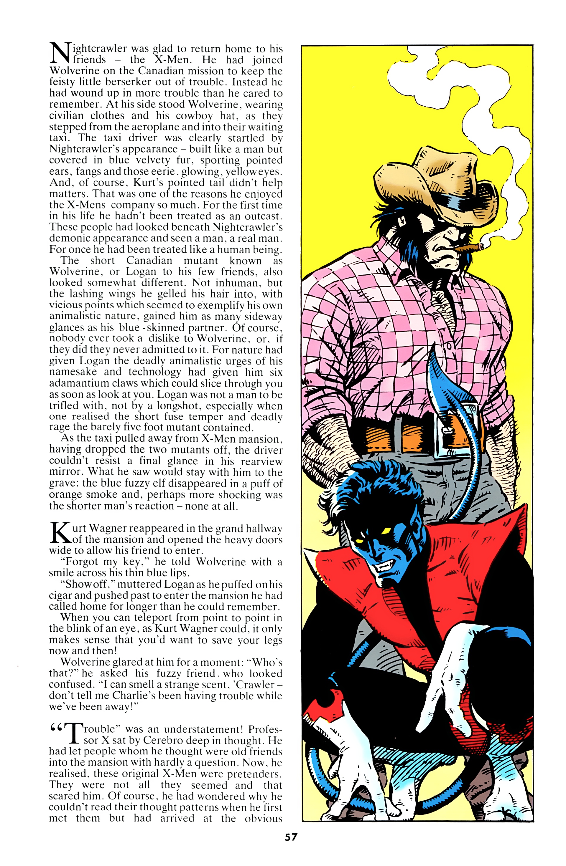 Read online X-Men Annual UK comic -  Issue #1992 - 54