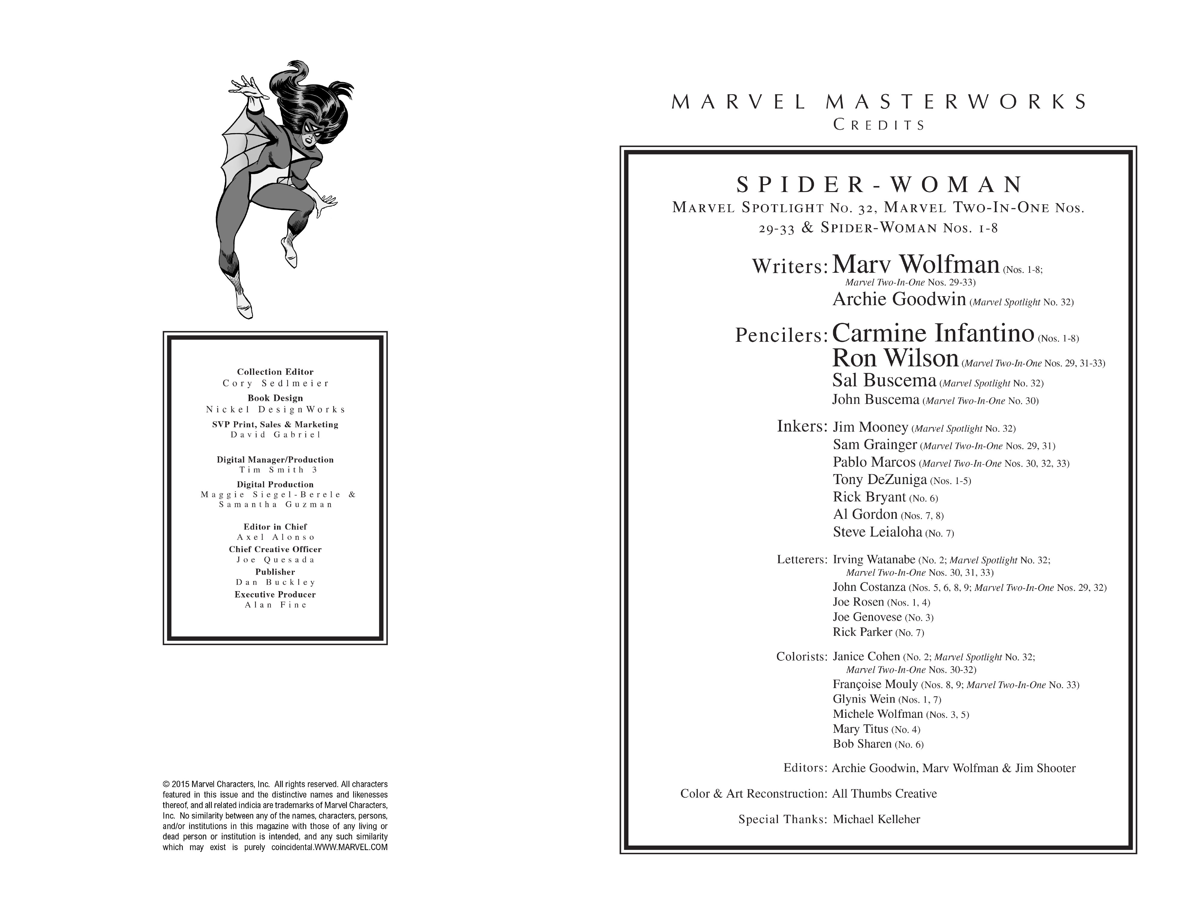Read online Marvel Masterworks: Spider-Woman comic -  Issue # TPB (Part 1) - 3