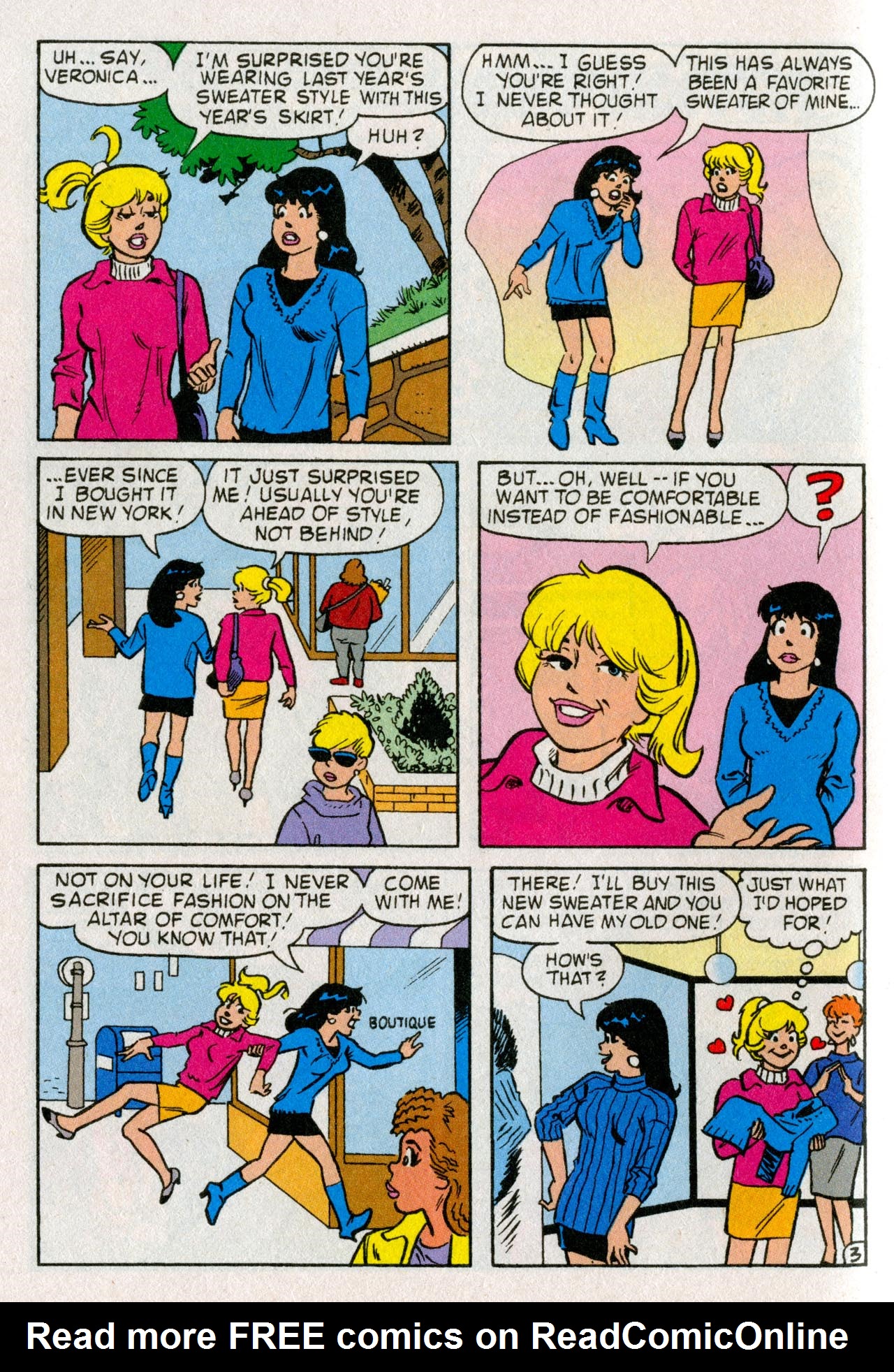 Read online Betty and Veronica Double Digest comic -  Issue #242 - 128