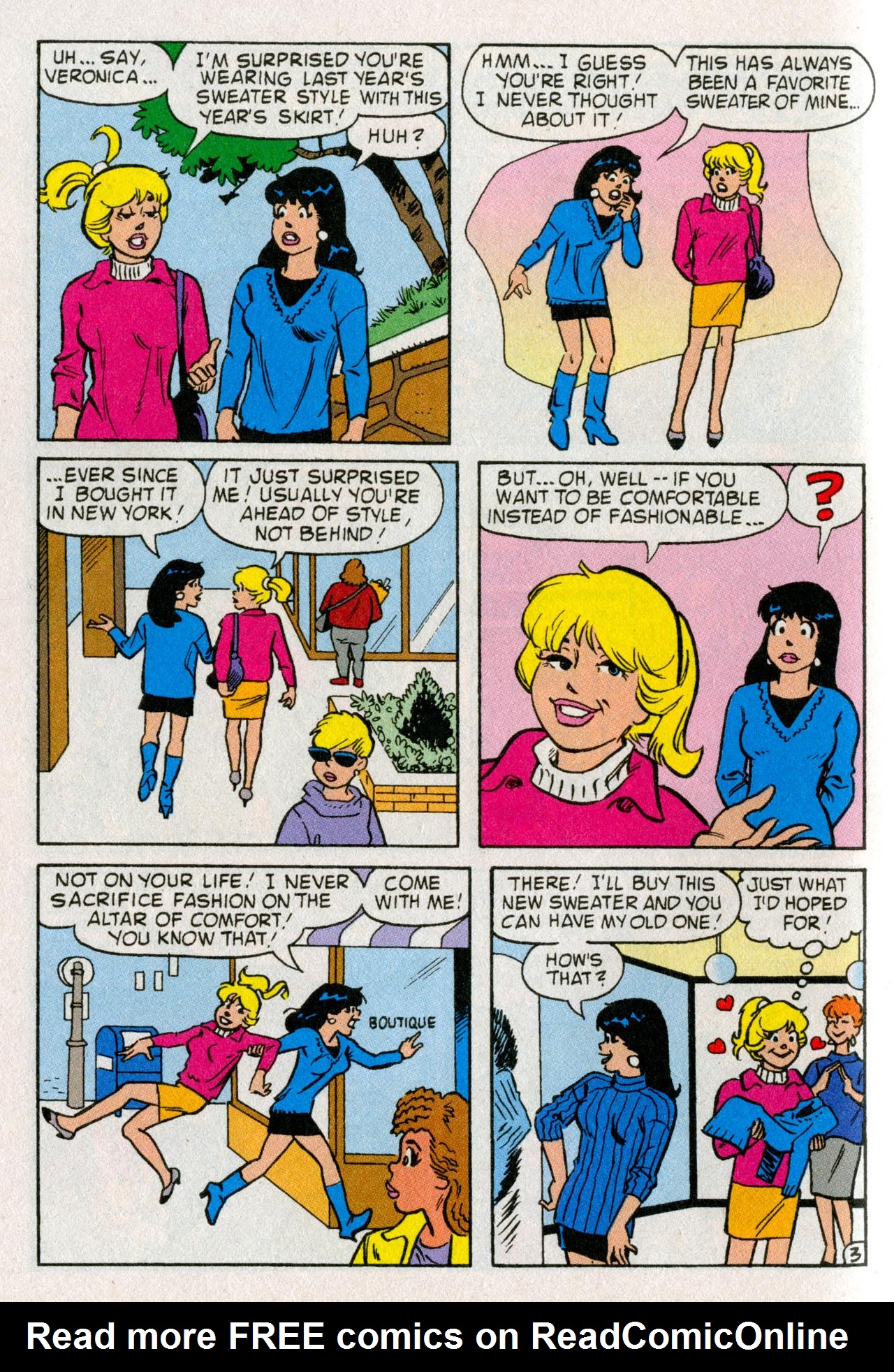 Read online Betty and Veronica Double Digest comic -  Issue #242 - 128