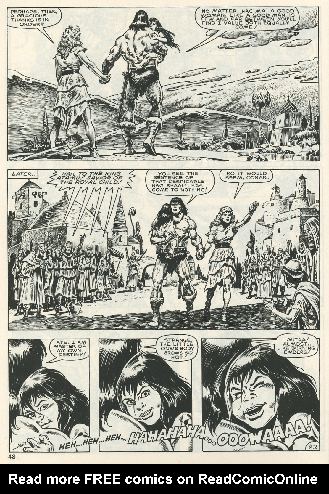 Read online The Savage Sword Of Conan comic -  Issue #123 - 48