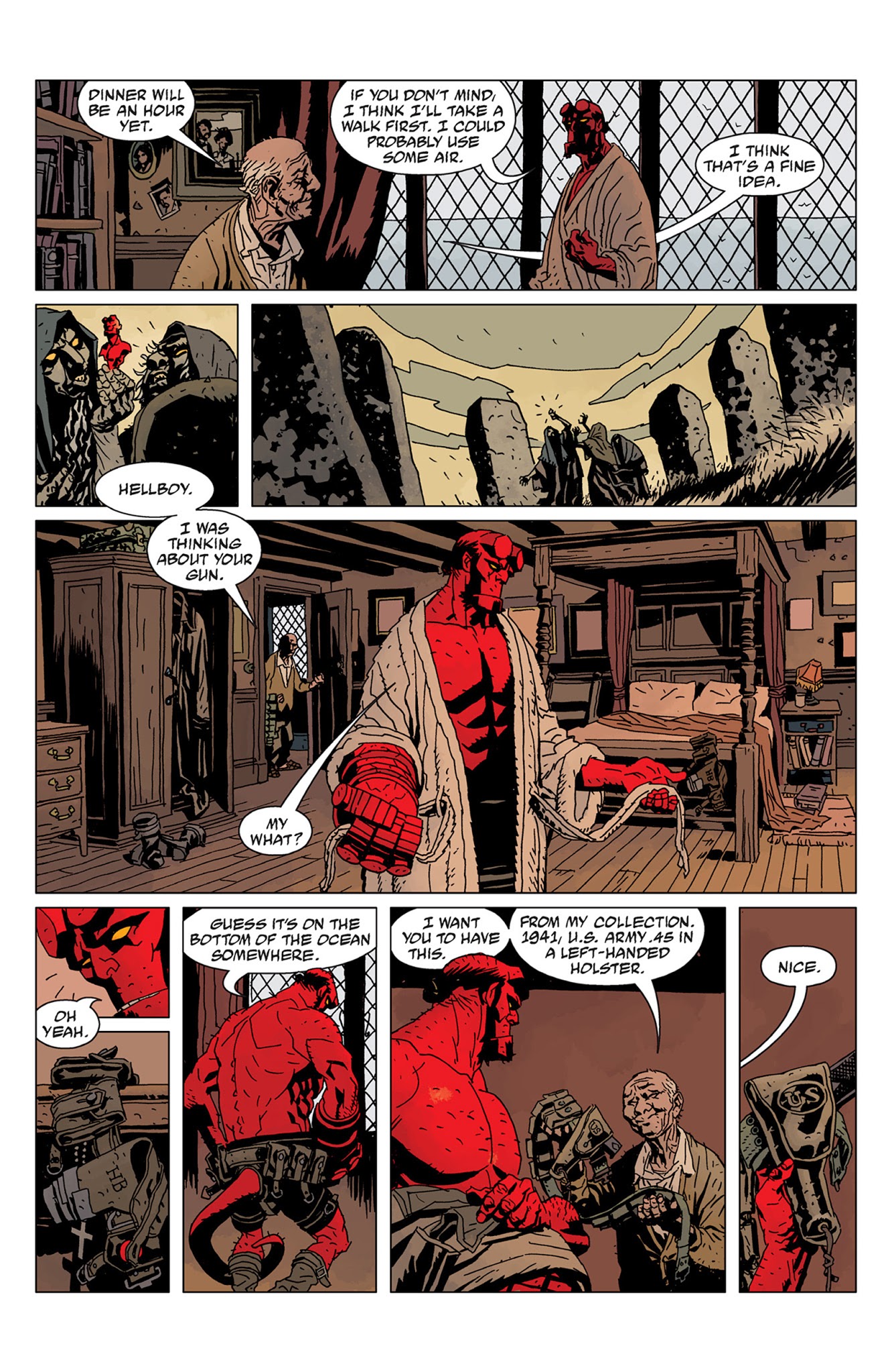 Read online Hellboy: Darkness Calls comic -  Issue # TPB - 21