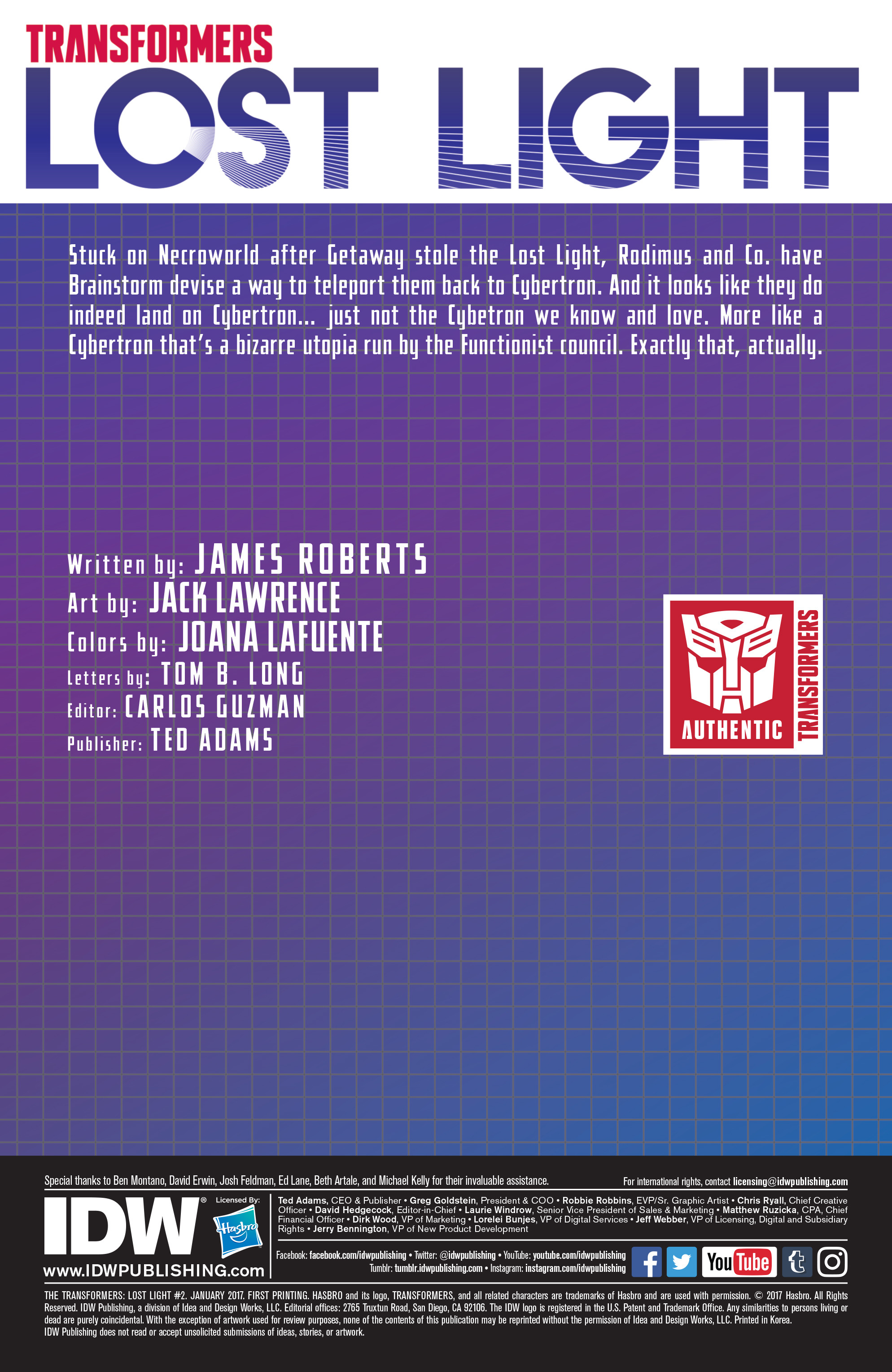 Read online The Transformers: Lost Light comic -  Issue #2 - 2