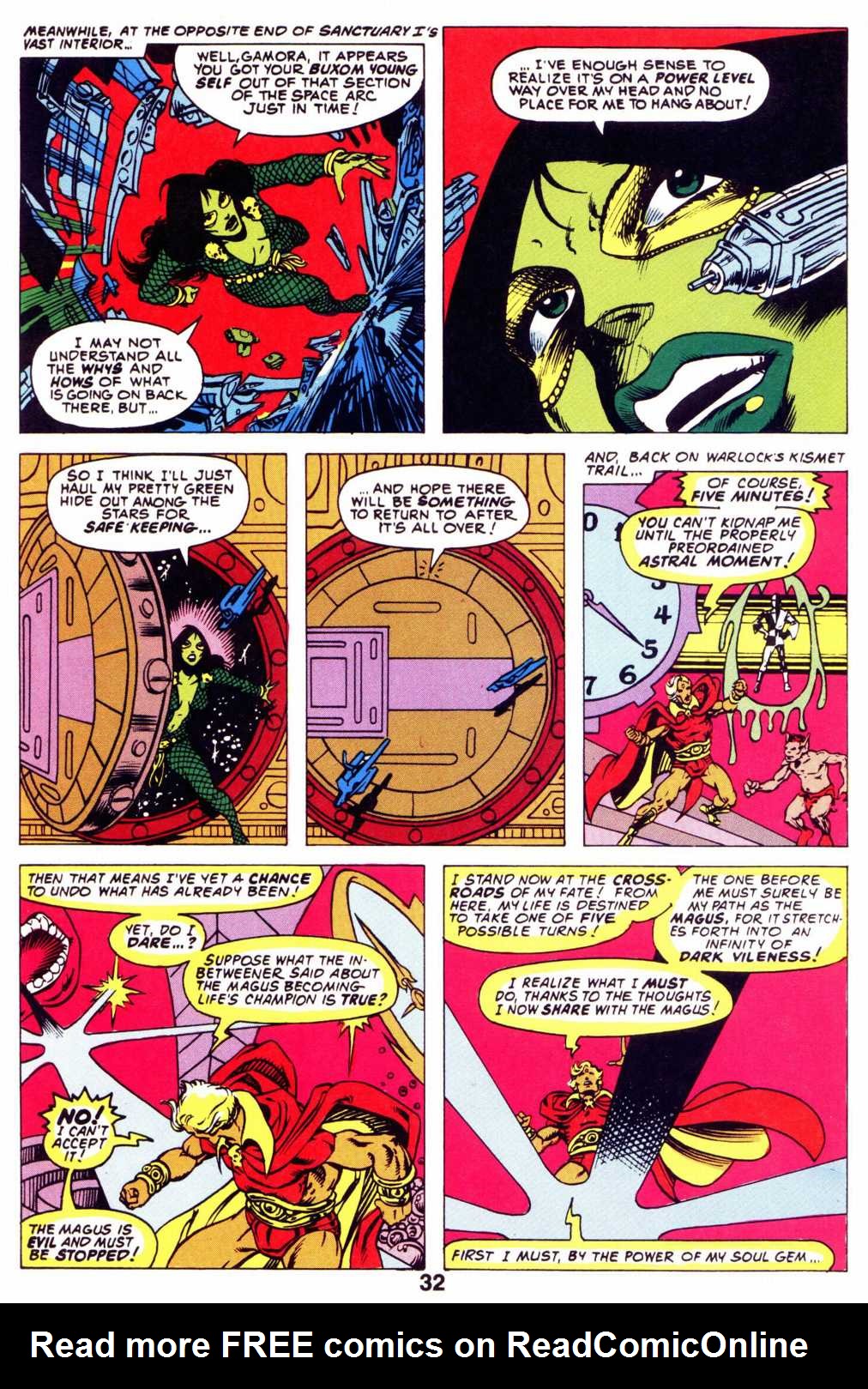 Read online Warlock (1982) comic -  Issue #3 - 32