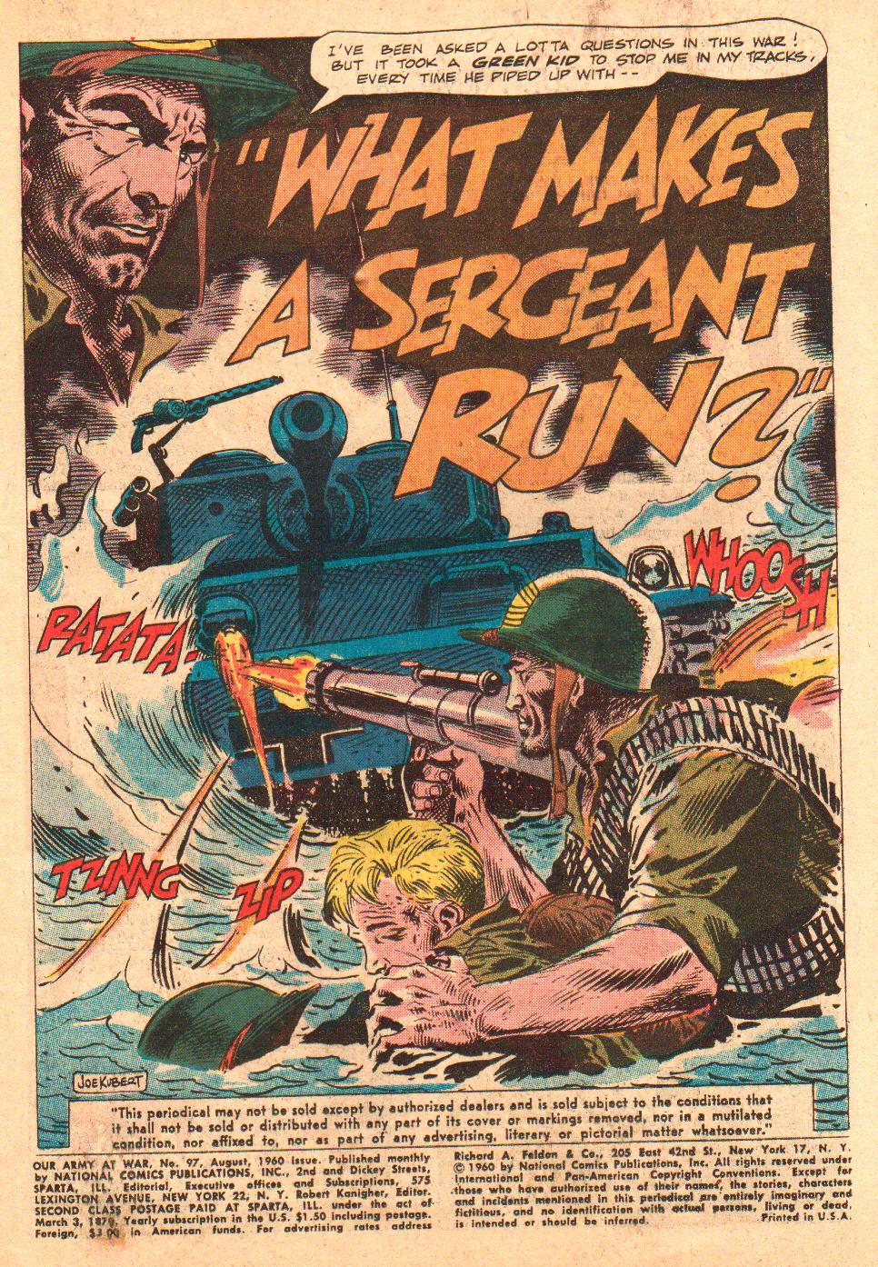 Read online Our Army at War (1952) comic -  Issue #97 - 3