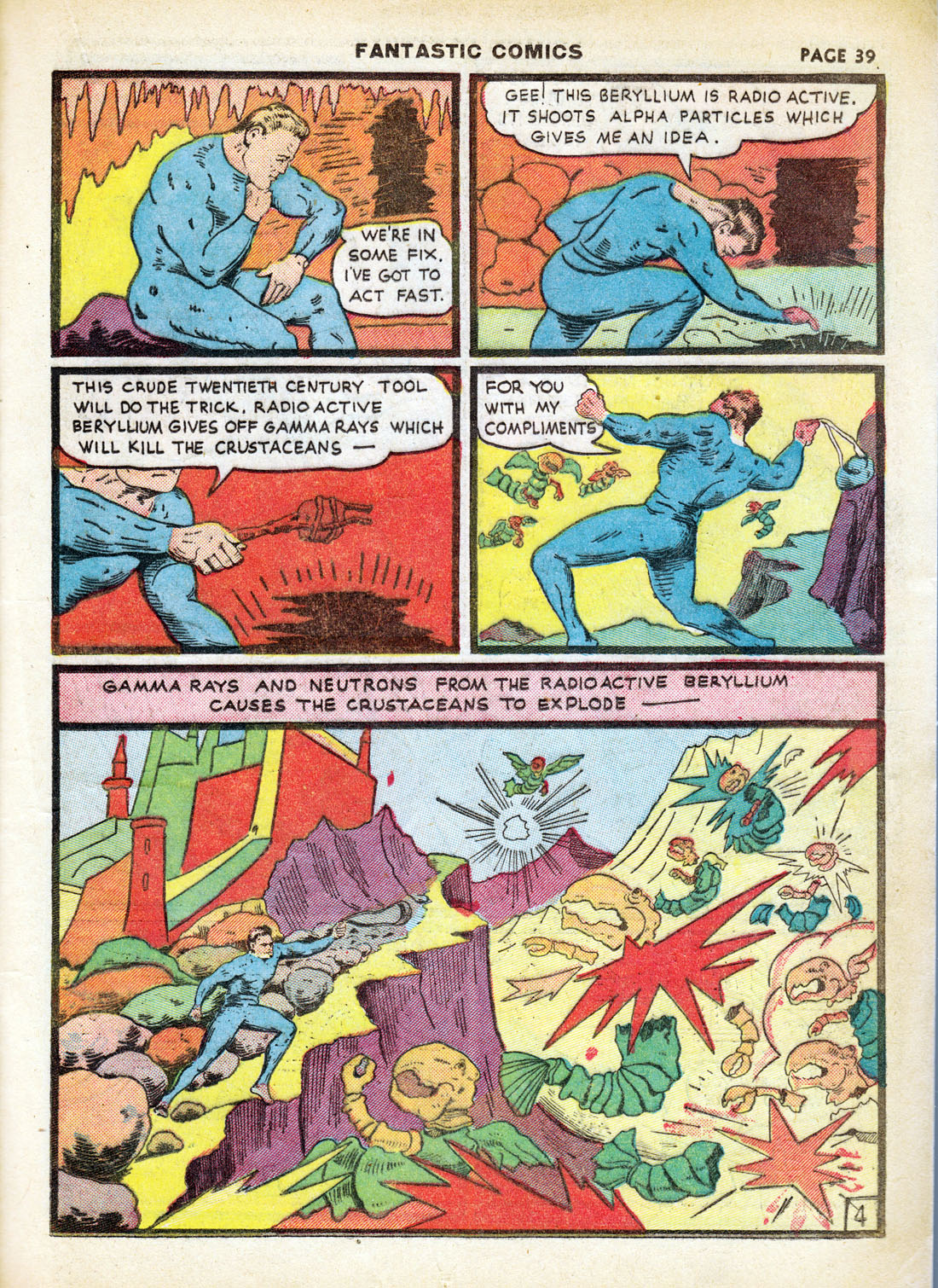 Read online Fantastic Comics comic -  Issue #7 - 41