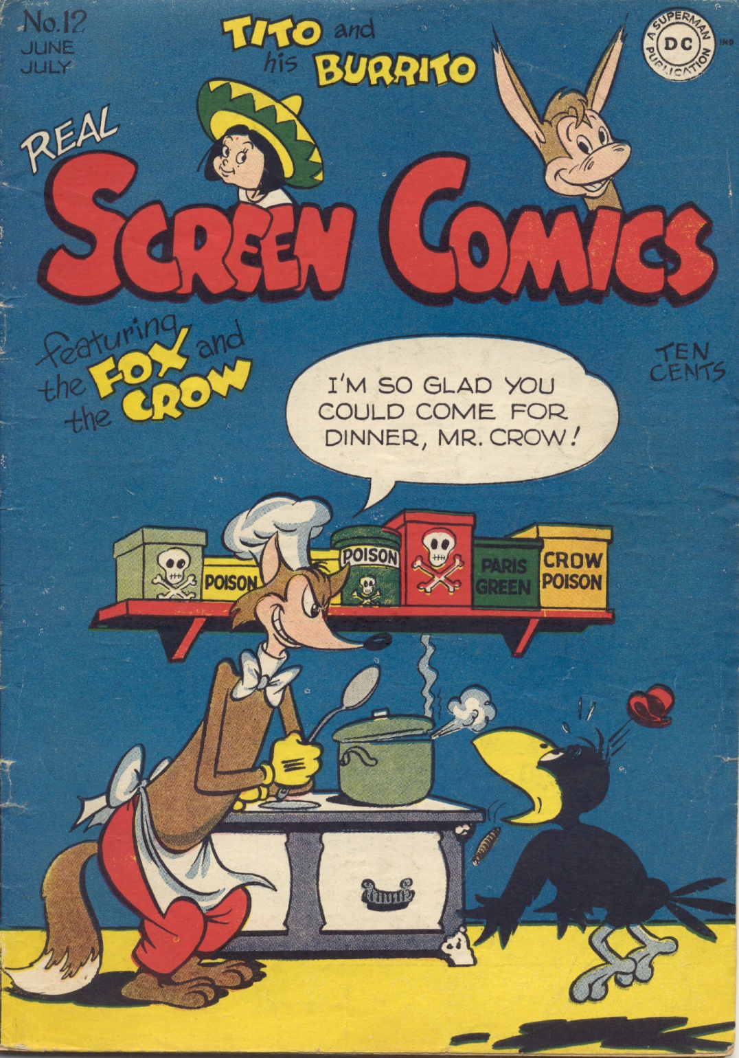 Read online Real Screen Comics comic -  Issue #12 - 1