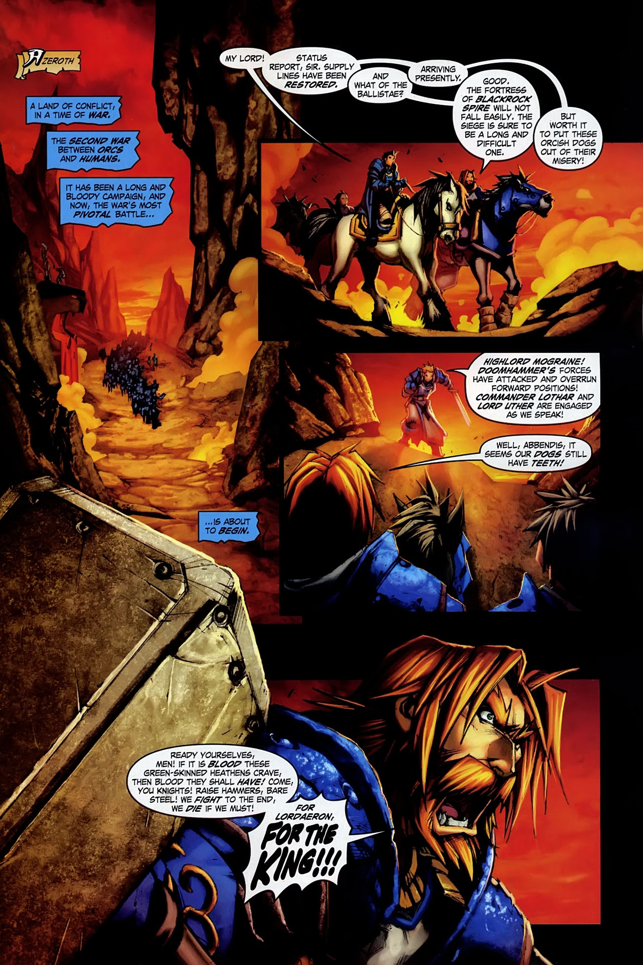 Read online World of Warcraft: Ashbringer comic -  Issue #1 - 2