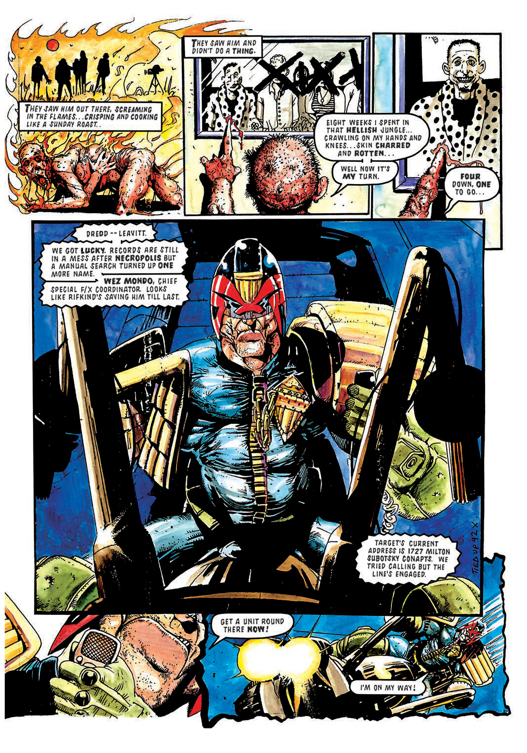 Read online Judge Dredd [Collections - Rebellion] comic -  Issue # TPB Judge Dredd - Heavy Metal Dredd - 64