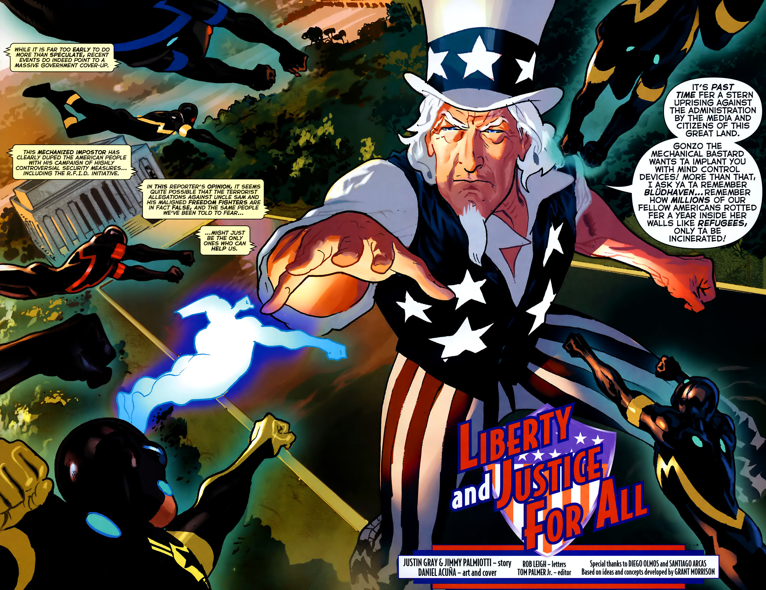 Read online Uncle Sam and the Freedom Fighters (2006) comic -  Issue #8 - 3